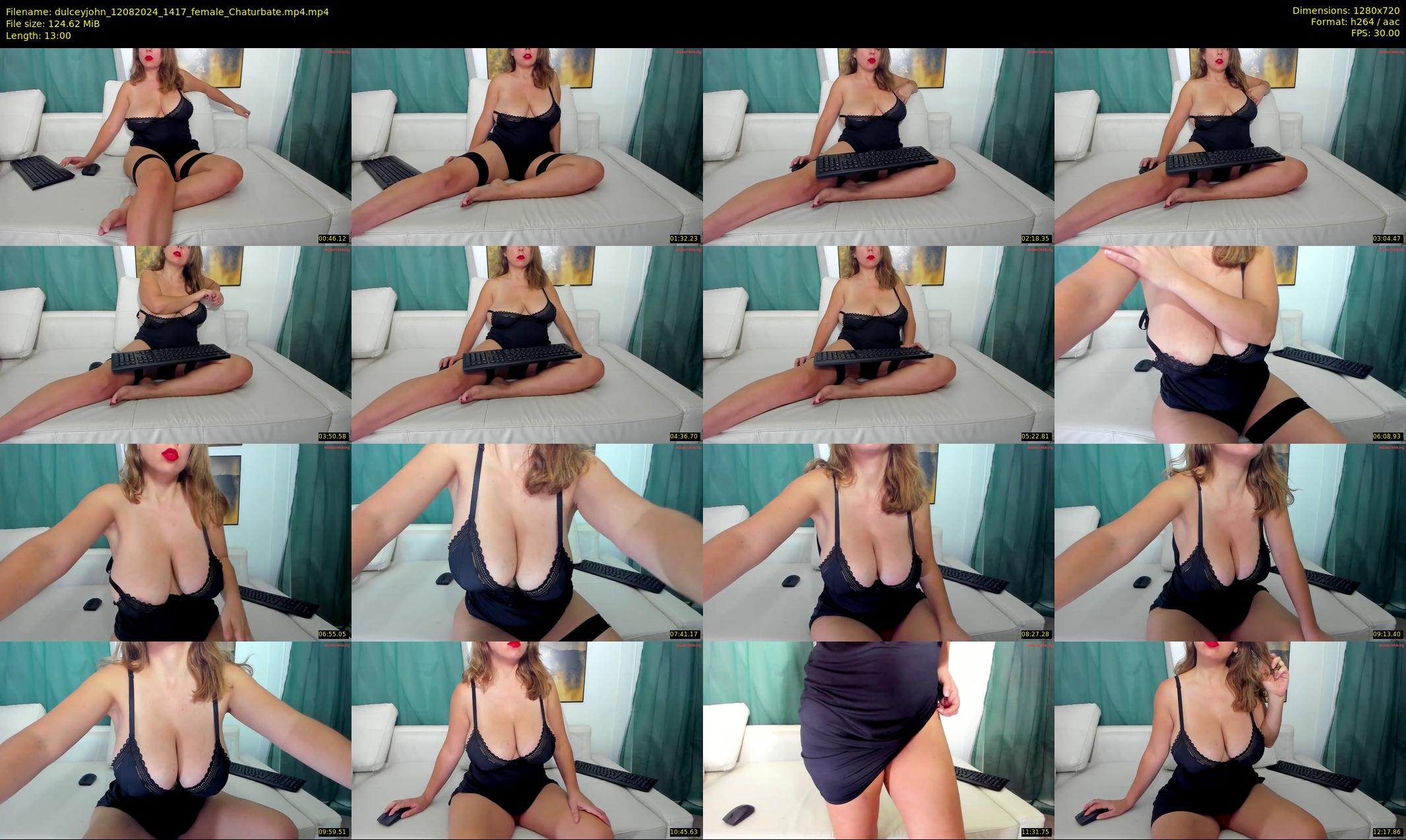 dulceyjohn — 13 minute Chaturbate female cam show recording, 720p, Aug 12, 2024