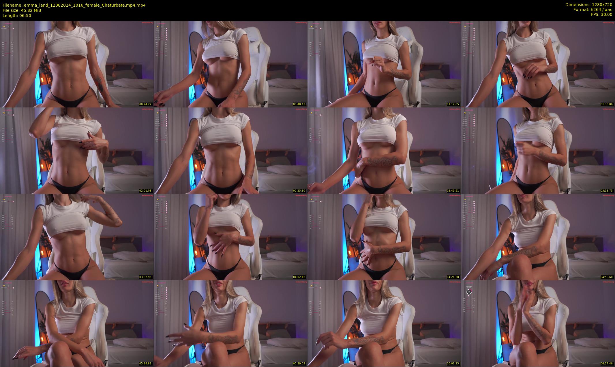 emma_land — 7 minute Chaturbate female cam show recording, 720p, Aug 12, 2024