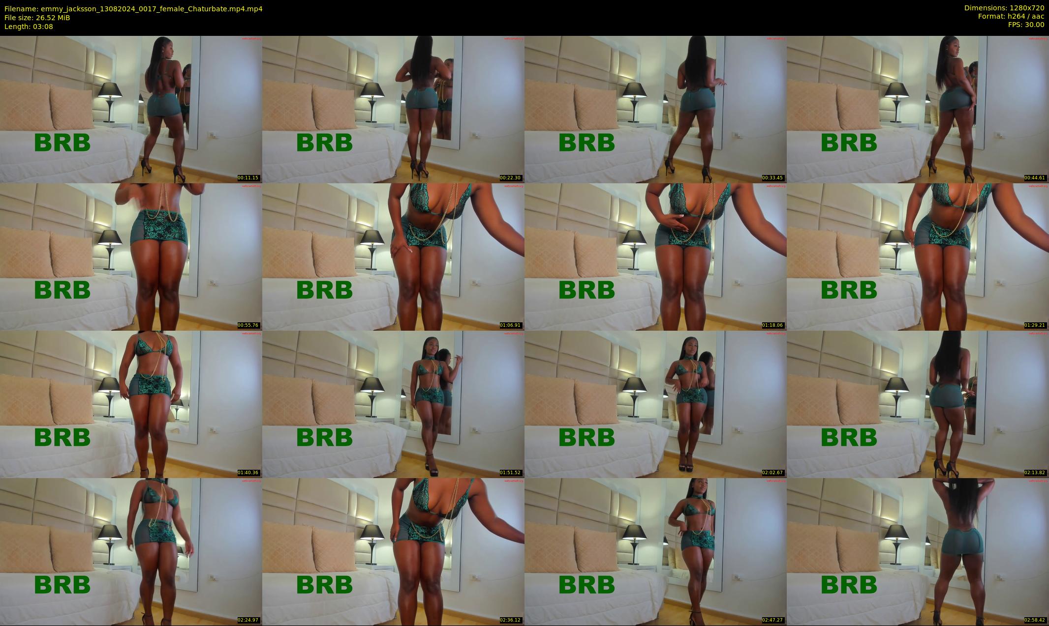 emmy_jacksson — 4 minute Chaturbate female cam show recording, 720p, Aug 13, 2024