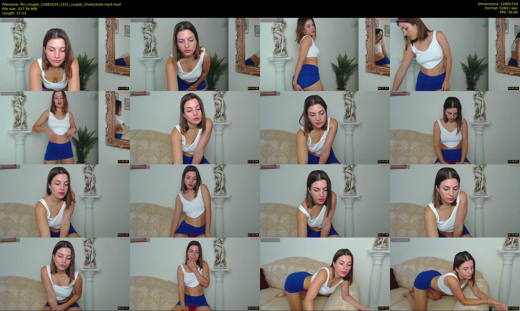 fkn_couple — 38 minute Chaturbate couple cam show recording, 720p, Aug 12, 2024