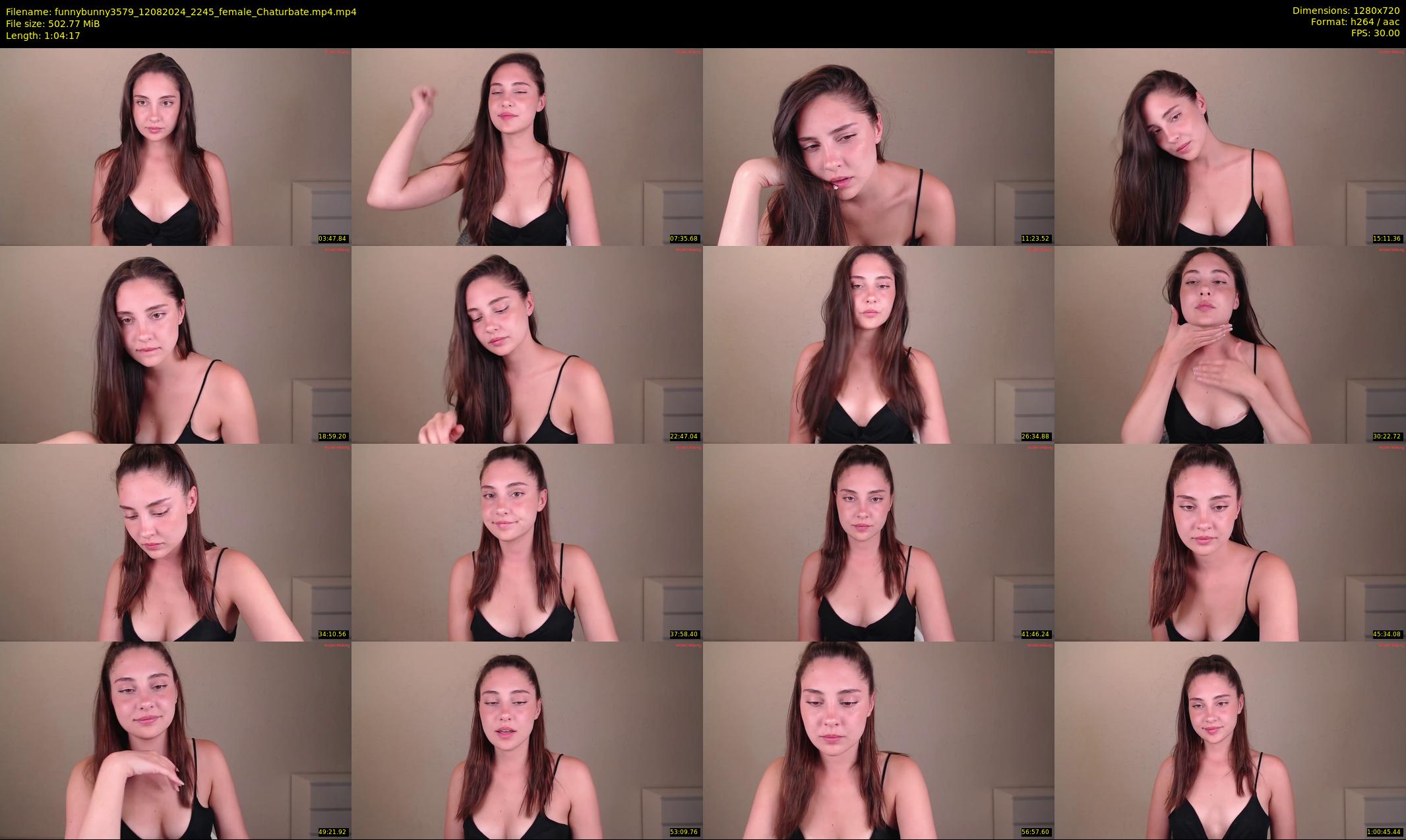 funnybunny3579 — 65 minute Chaturbate female cam show recording, 720p, Aug 12, 2024