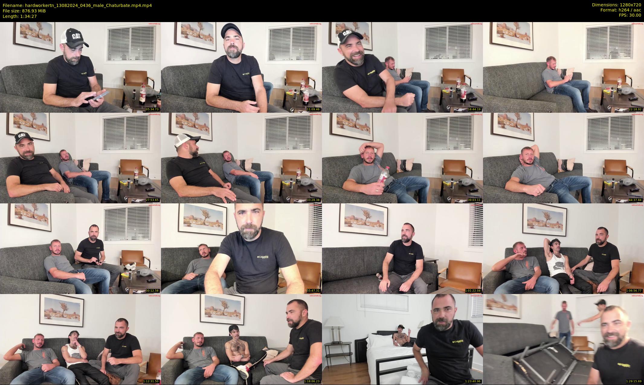hardworkertn — 95 minute Chaturbate male cam show recording, 720p, Aug 13, 2024