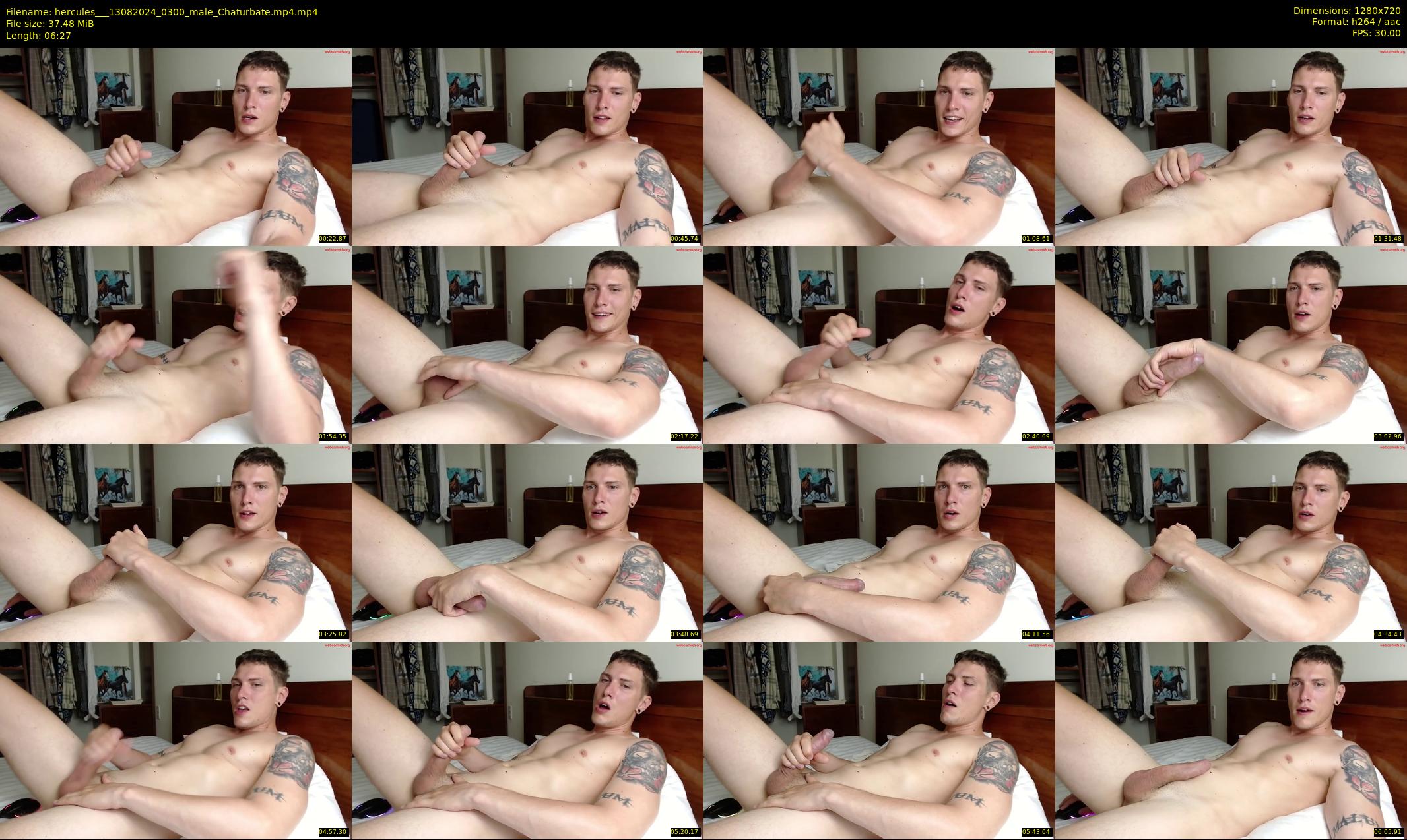 hercules__ — 7 minute Chaturbate male cam show recording, 720p, Aug 13, 2024