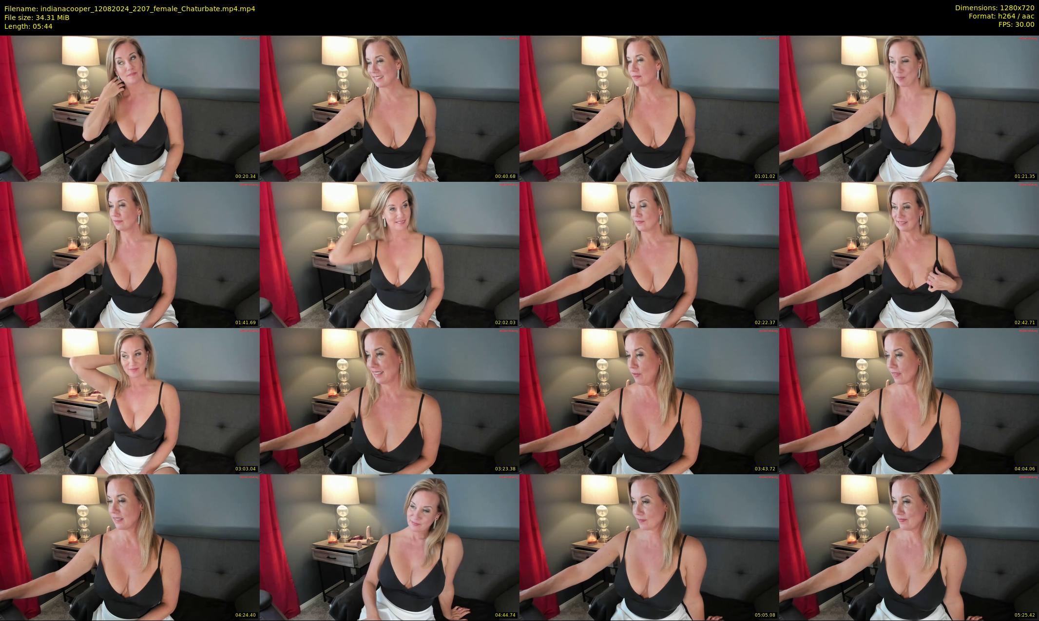 indianacooper — 6 minute Chaturbate female cam show recording, 720p, Aug 12, 2024