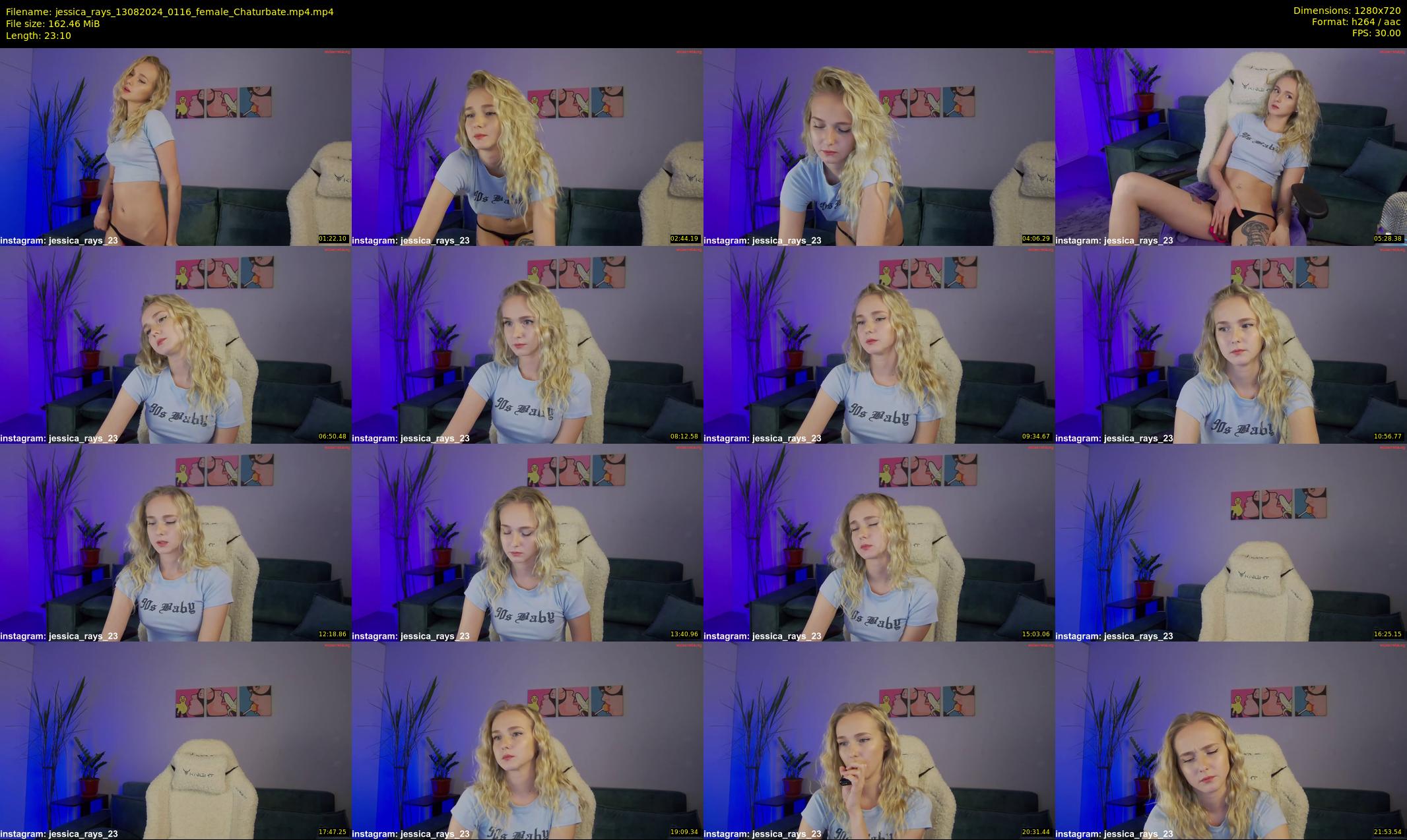 jessica_rays — 24 minute Chaturbate couple cam show recording, 720p, Aug 13, 2024