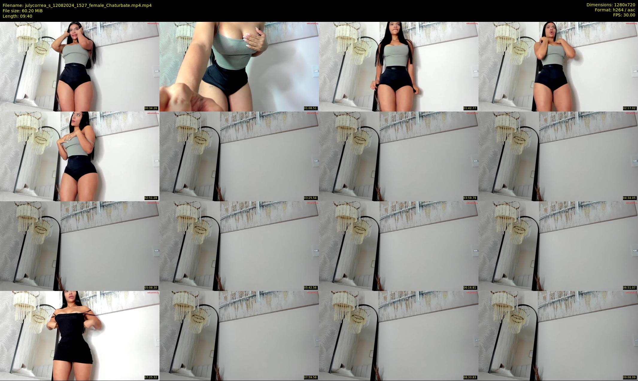 julycorrea_s — 10 minute Chaturbate female cam show recording, 720p, Aug 12, 2024