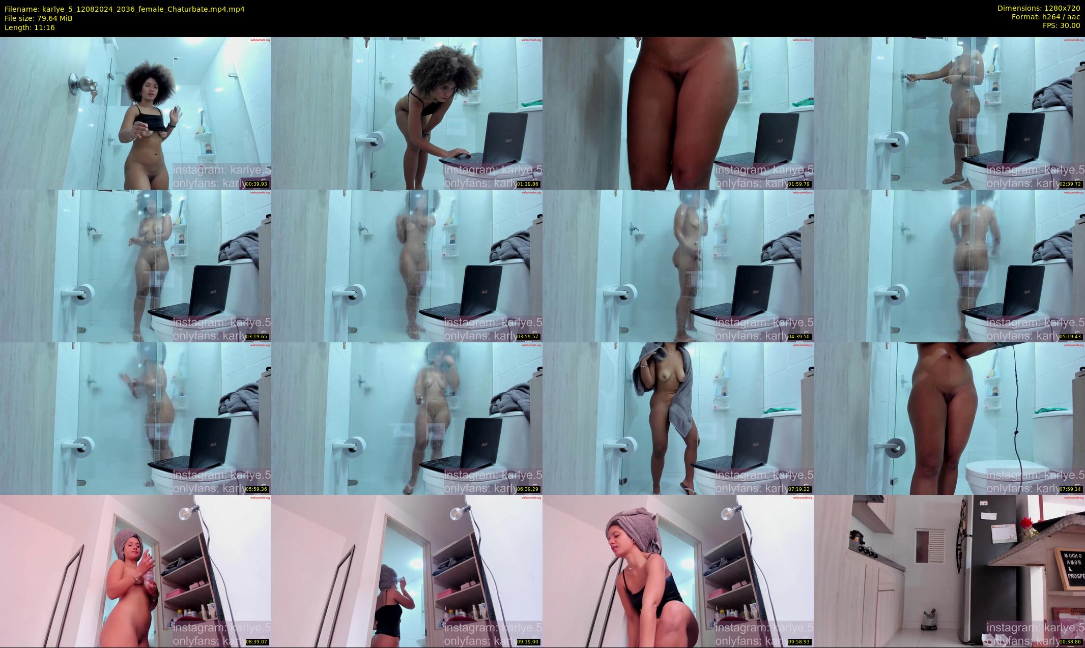 karlye_5 — 12 minute Chaturbate female cam show recording, 720p, Aug 12, 2024
