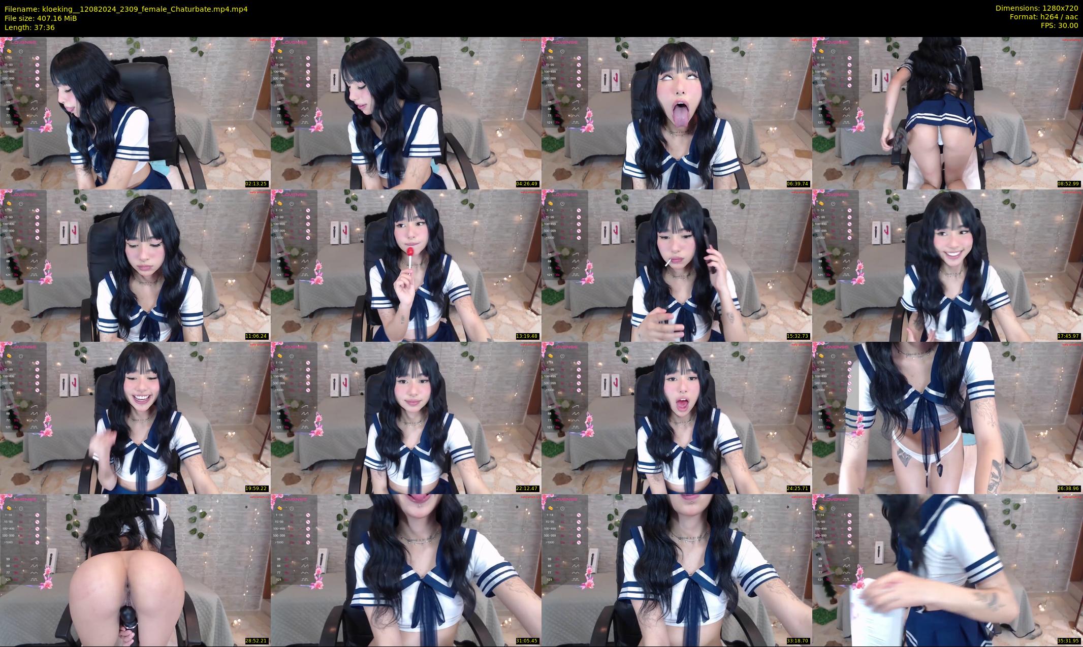 kloeking_ — 38 minute Chaturbate female cam show recording, 720p, Aug 12, 2024