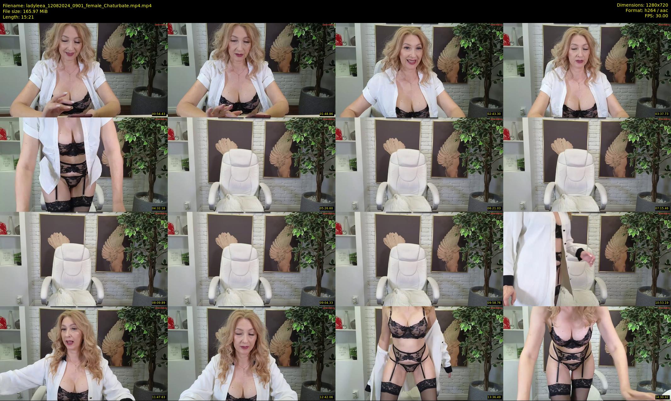ladyleea — 16 minute Chaturbate female cam show recording, 720p, Aug 12, 2024
