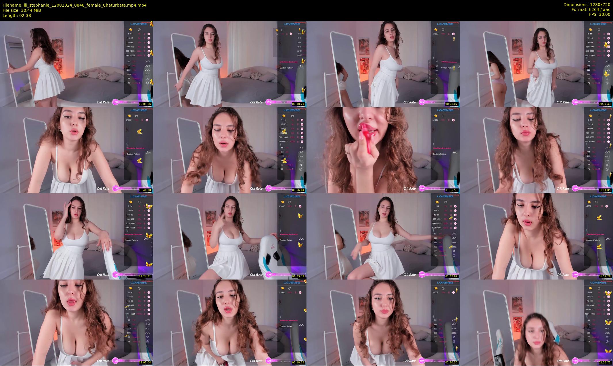 lil_stephanie — 3 minute Chaturbate female cam show recording, 720p, Aug 12, 2024
