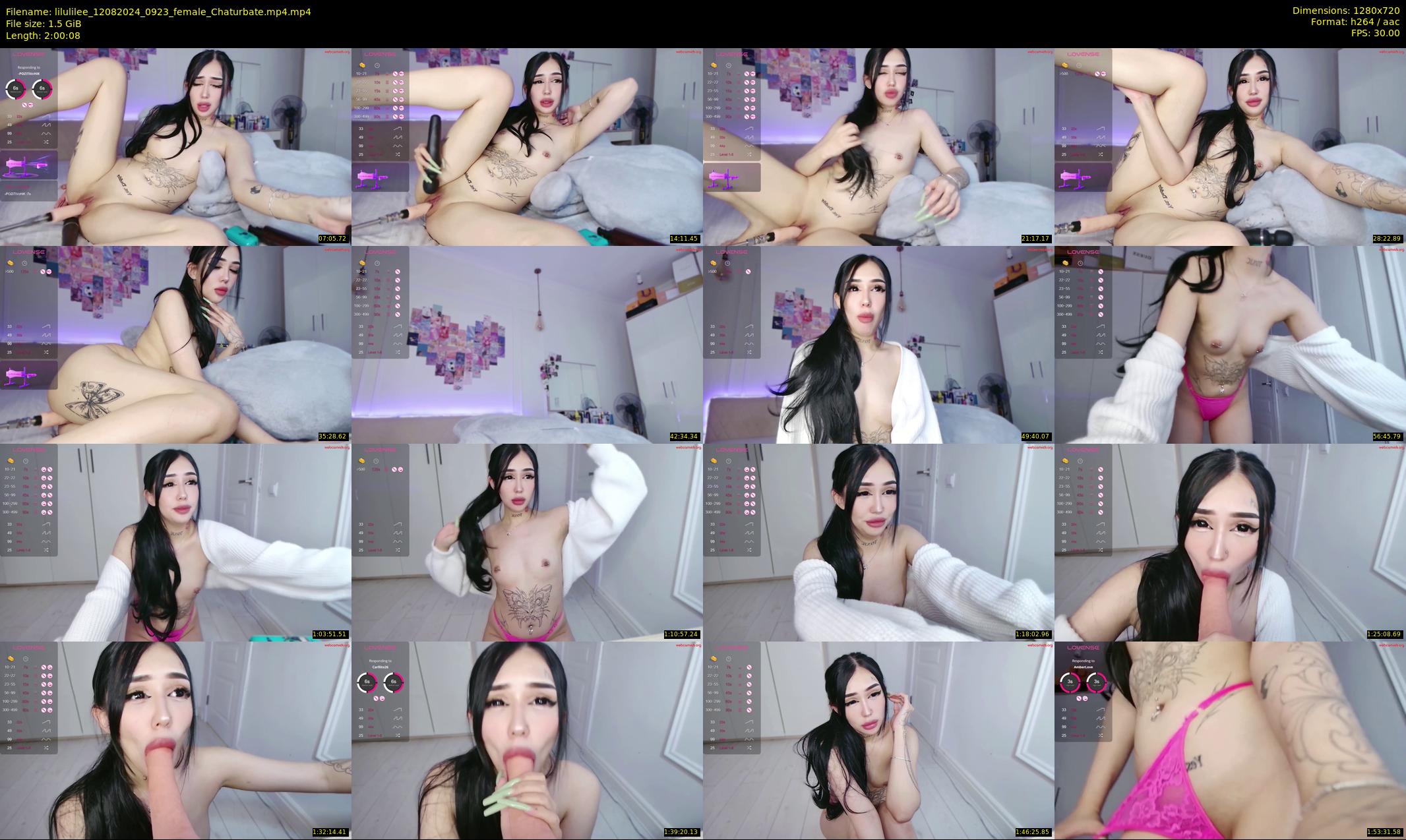 lilulilee — 121 minute Chaturbate female cam show recording, 720p, Aug 12, 2024