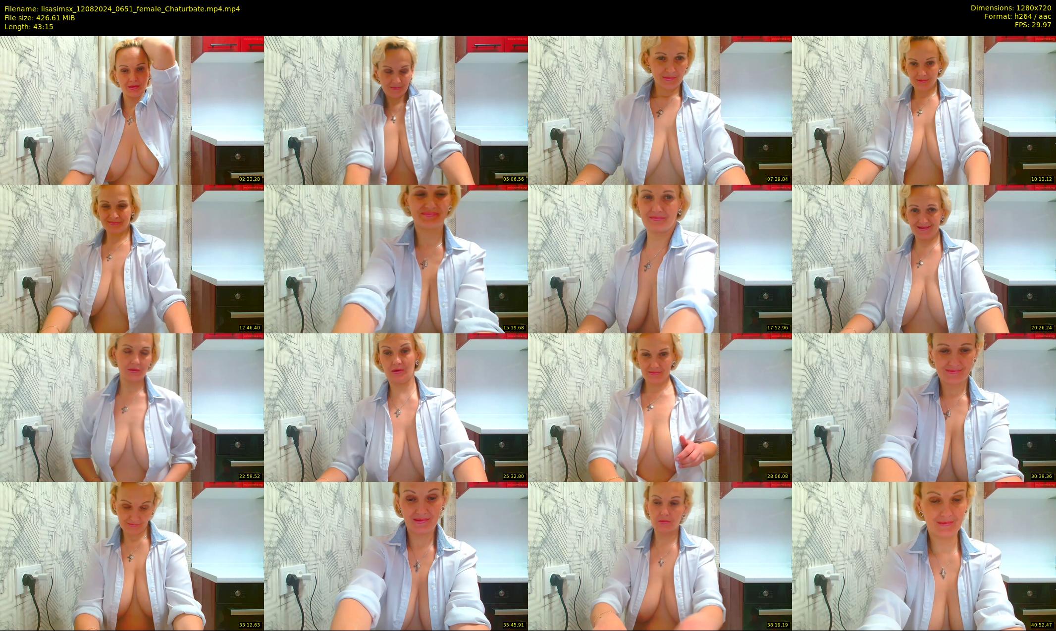 lisasimsx — 44 minute Chaturbate female cam show recording, 720p, Aug 12, 2024