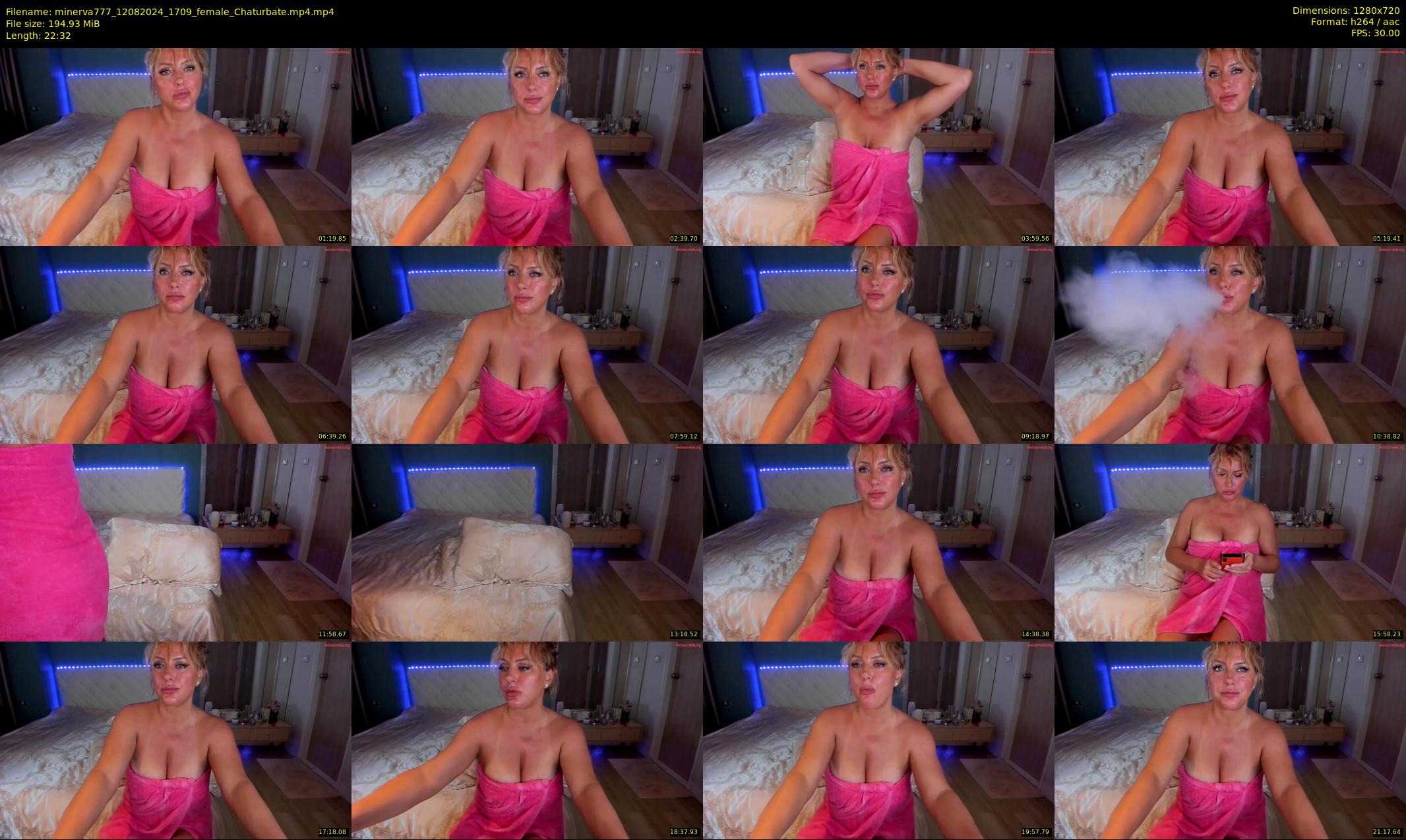 minerva777 — 23 minute Chaturbate female cam show recording, 720p, Aug 12, 2024
