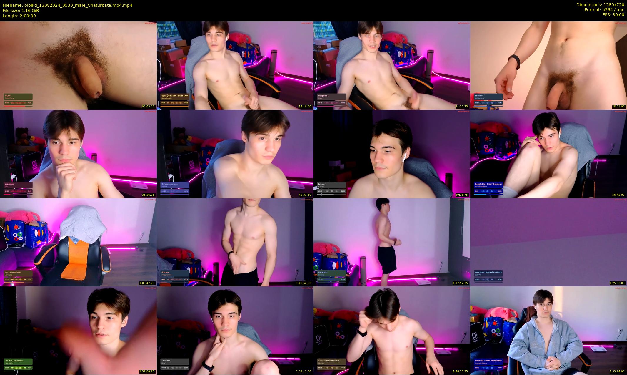 ololkd — 120 minute Chaturbate male cam show recording, 720p, Aug 13, 2024