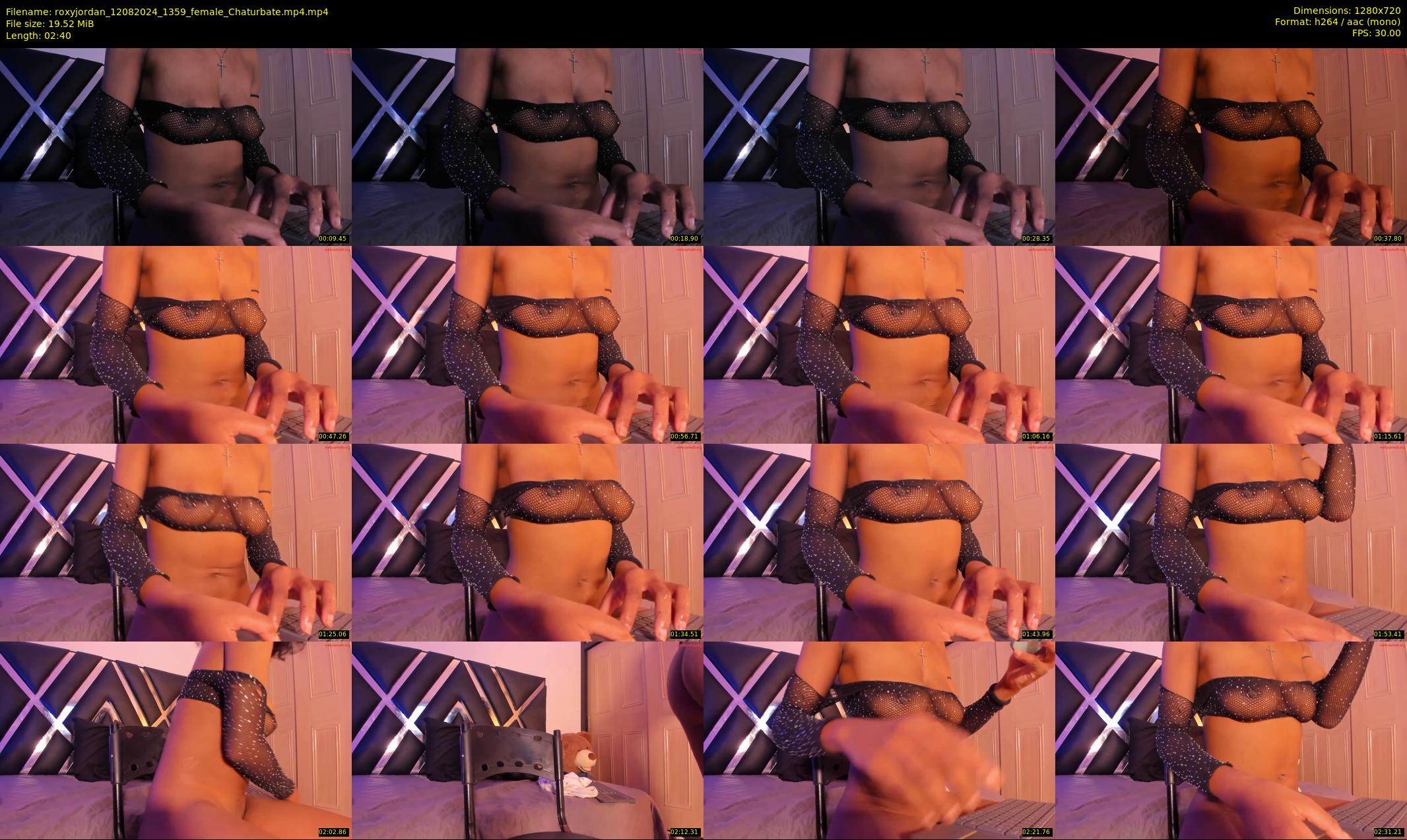 roxyjordan — 3 minute Chaturbate female cam show recording, 720p, Aug 12, 2024