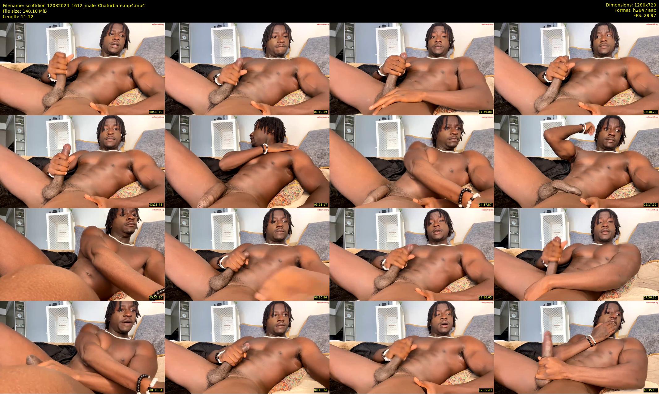 scottdior — 12 minute Chaturbate male cam show recording, 720p, Aug 12, 2024