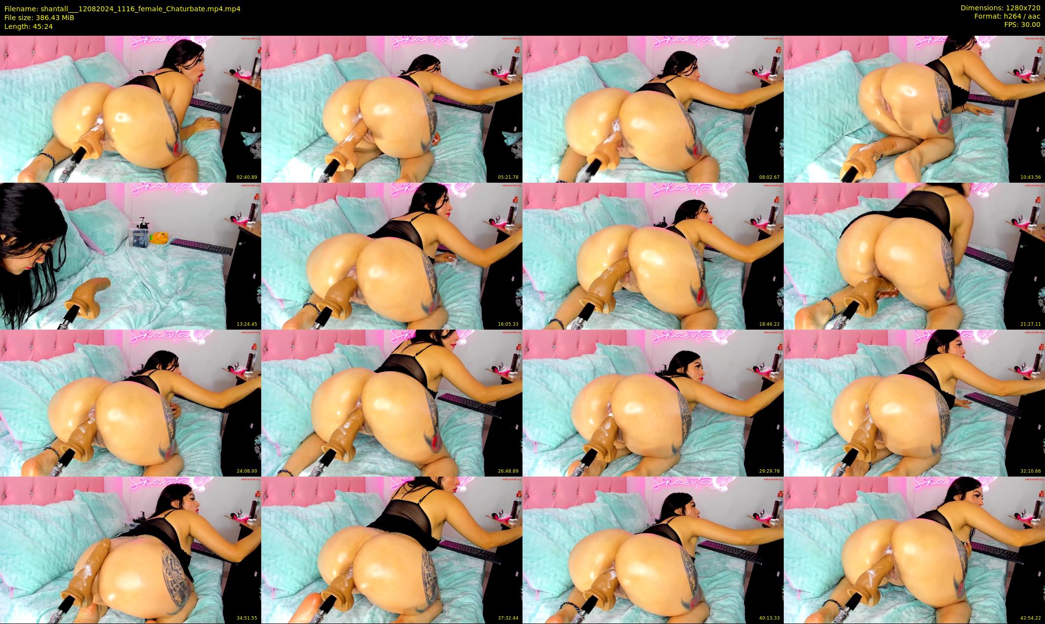 shantall__ — 46 minute Chaturbate female cam show recording, 720p, Aug 12, 2024