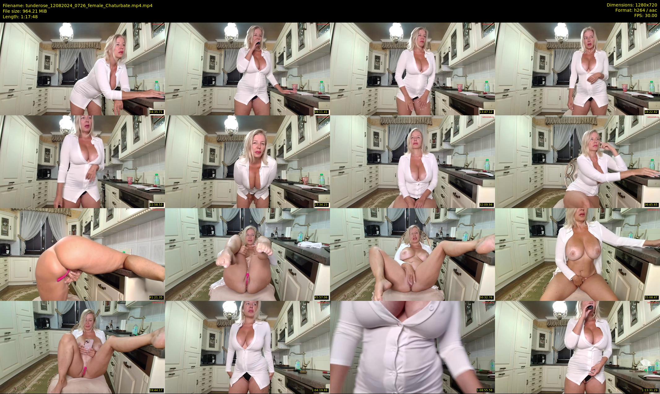 tunderose — 78 minute Chaturbate female cam show recording, 720p, Aug 12, 2024