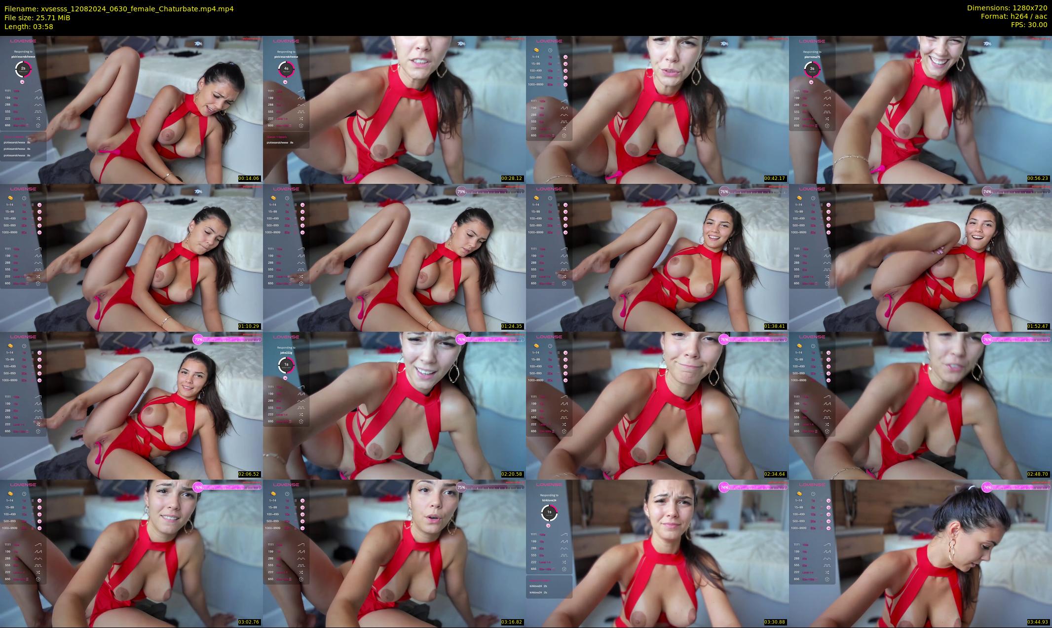 xvsesss — 4 minute Chaturbate female cam show recording, 720p, Aug 12, 2024