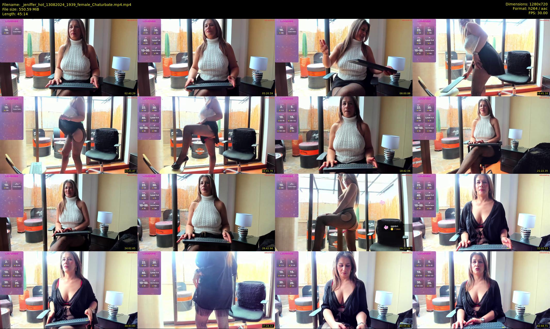 _jeniffer_hot — 46 minute Chaturbate female cam show recording, 720p, Aug 13, 2024