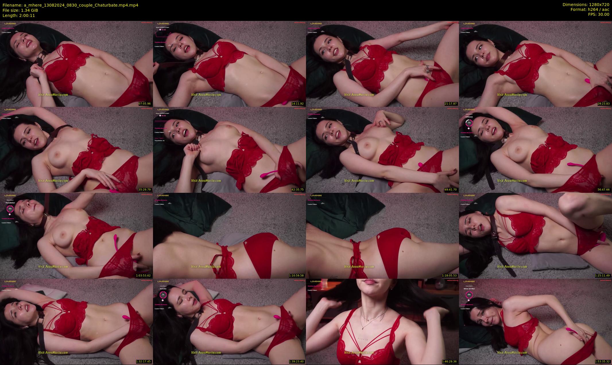 a_mhere — 121 minute Chaturbate couple cam show recording, 720p, Aug 13, 2024