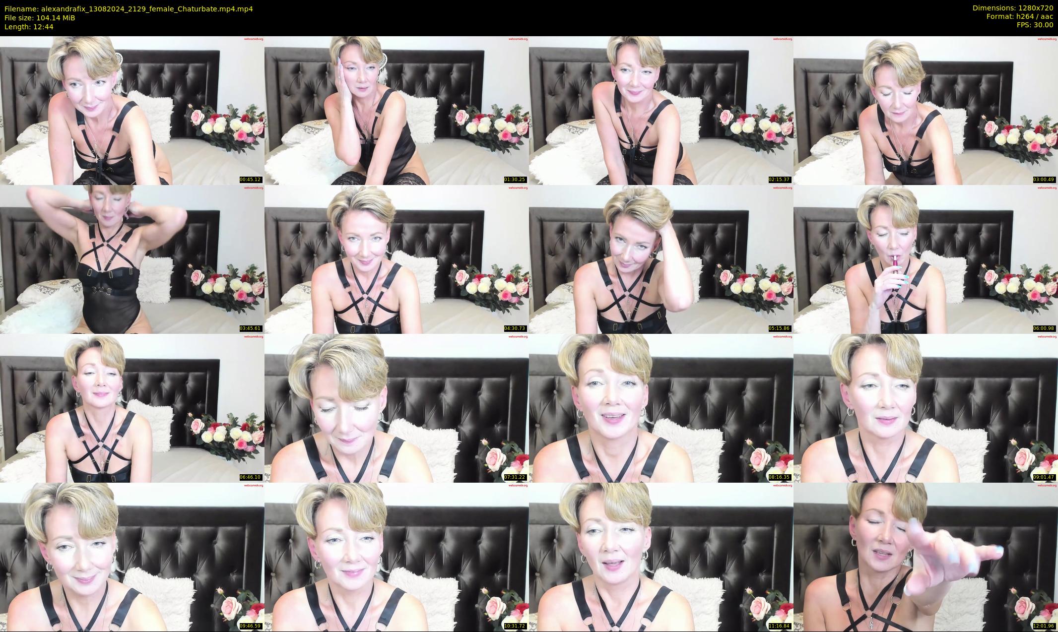 alexandrafix — 13 minute Chaturbate female cam show recording, 720p, Aug 13, 2024