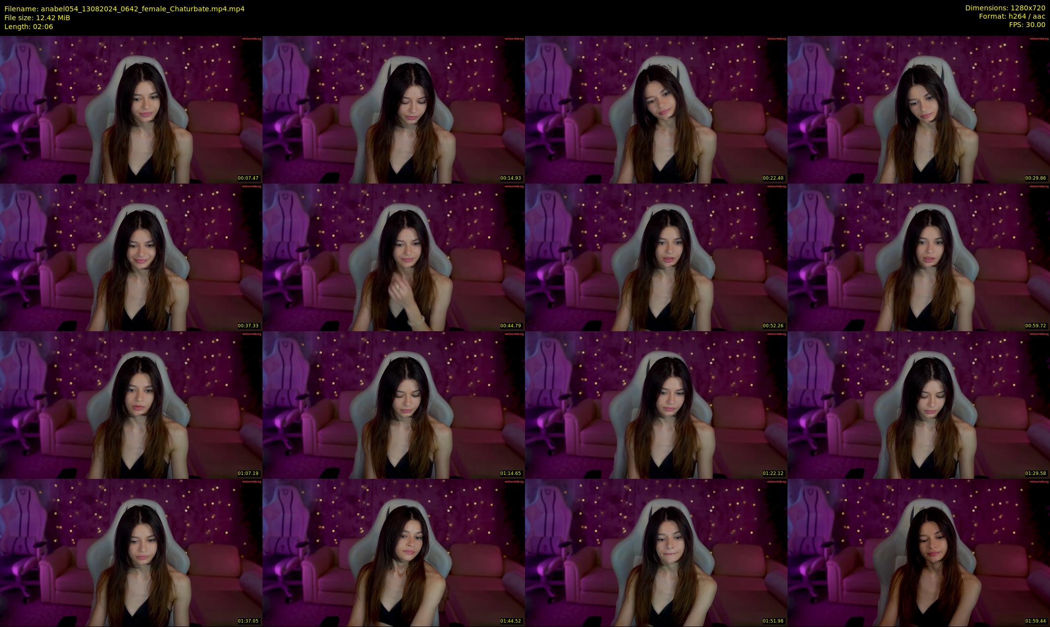 anabel054 — 3 minute Chaturbate female cam show recording, 720p, Aug 13, 2024