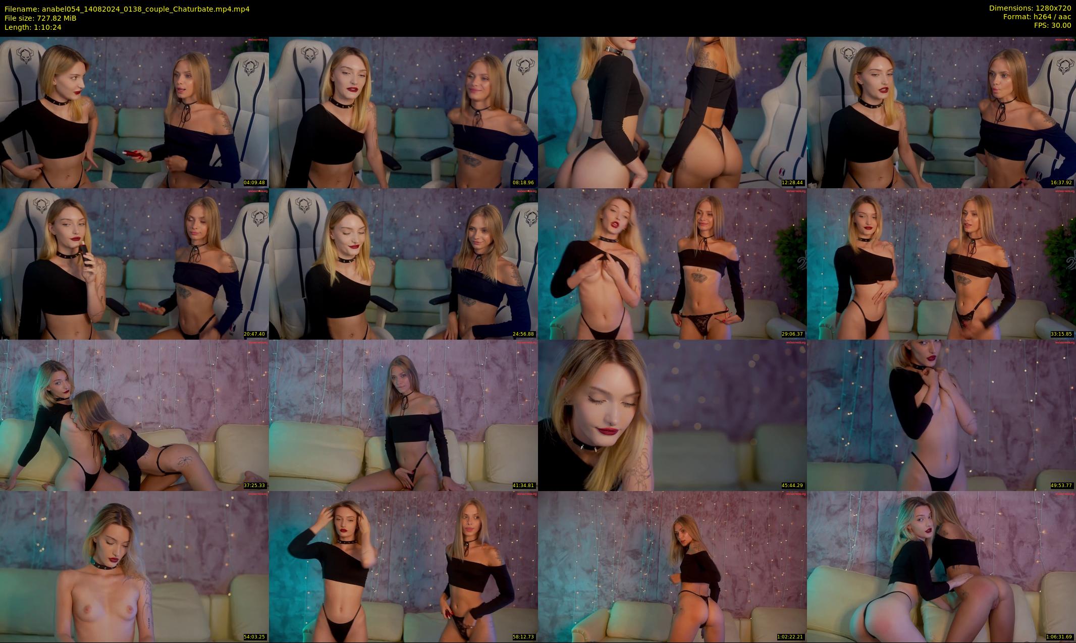 anabel054 — 71 minute Chaturbate female cam show recording, 720p, Aug 14, 2024