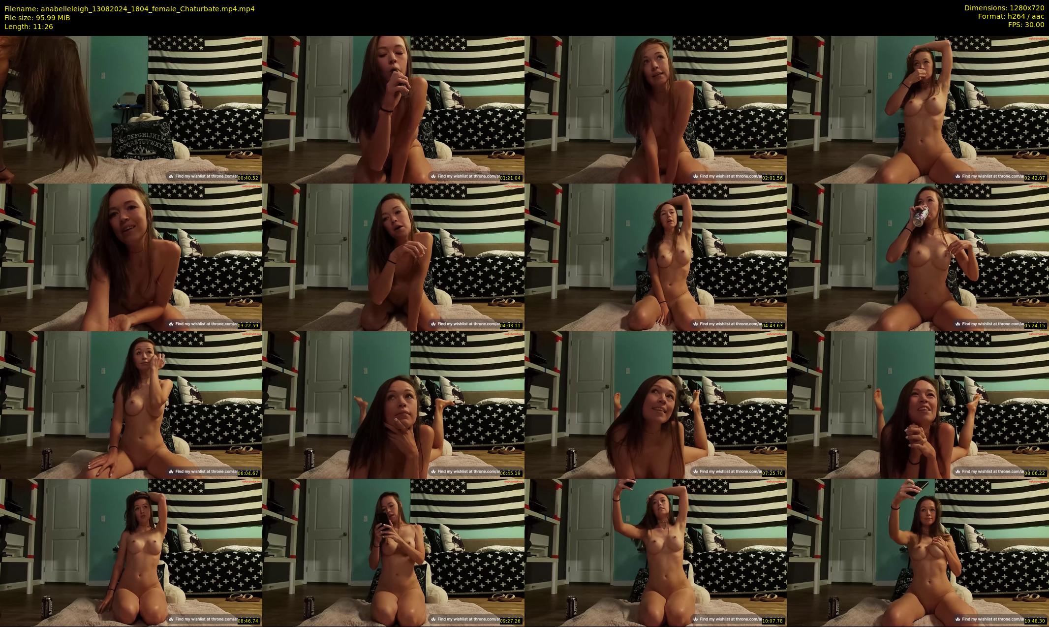 anabelleleigh — 12 minute Chaturbate female cam show recording, 720p, Aug 13, 2024