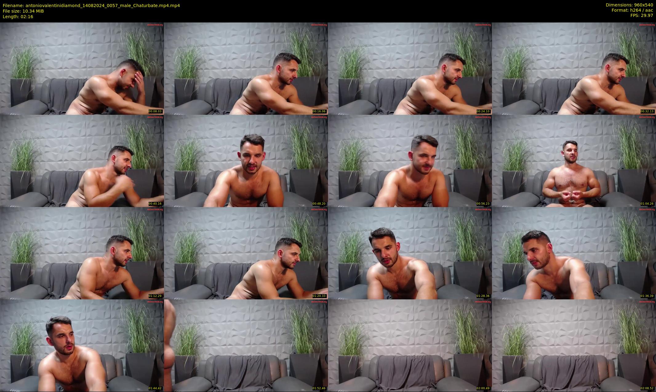 antoniovalentinidiamond — 3 minute Chaturbate male cam show recording, 480p, Aug 14, 2024