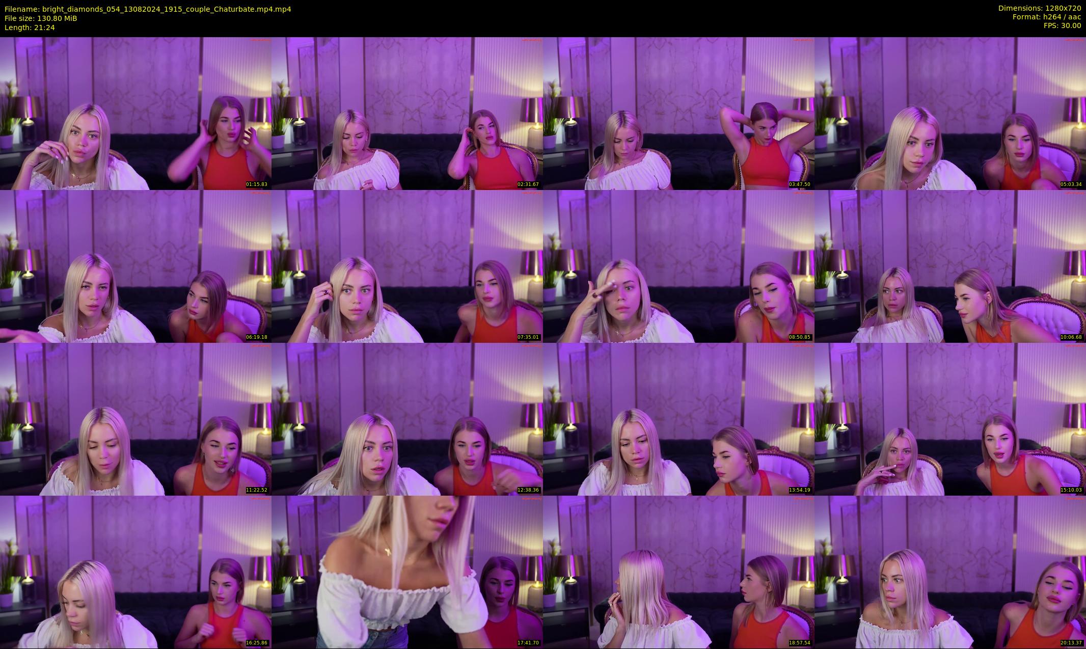 bright_diamonds_054 — 22 minute Chaturbate couple cam show recording, 720p, Aug 13, 2024