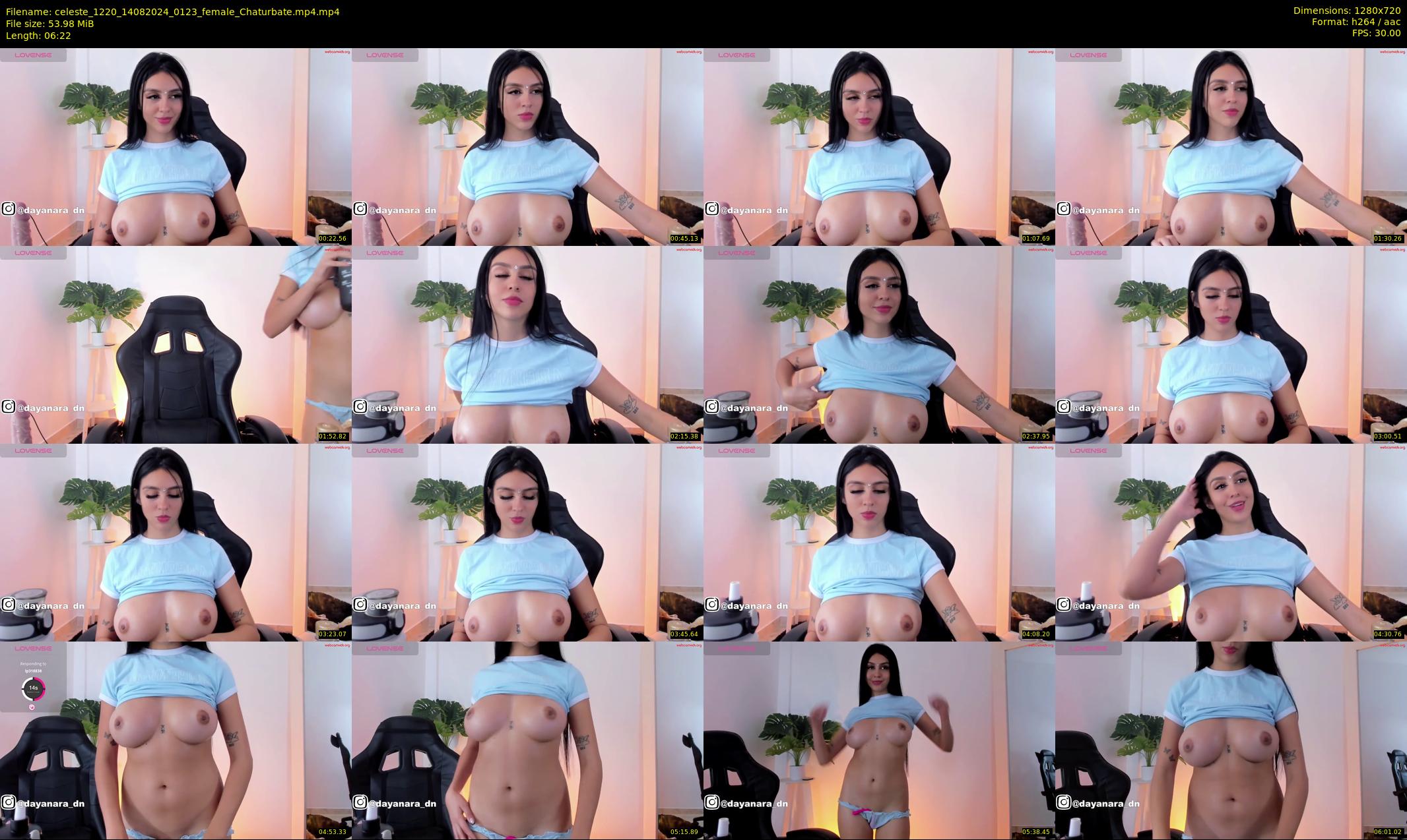 celeste_1220 — 7 minute Chaturbate female cam show recording, 720p, Aug 14, 2024