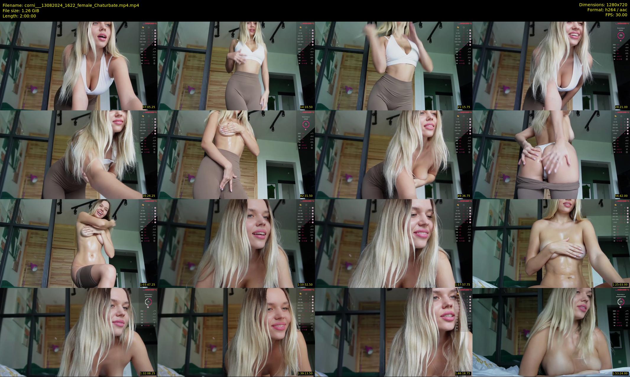corni__ — 120 minute Chaturbate female cam show recording, 720p, Aug 13, 2024