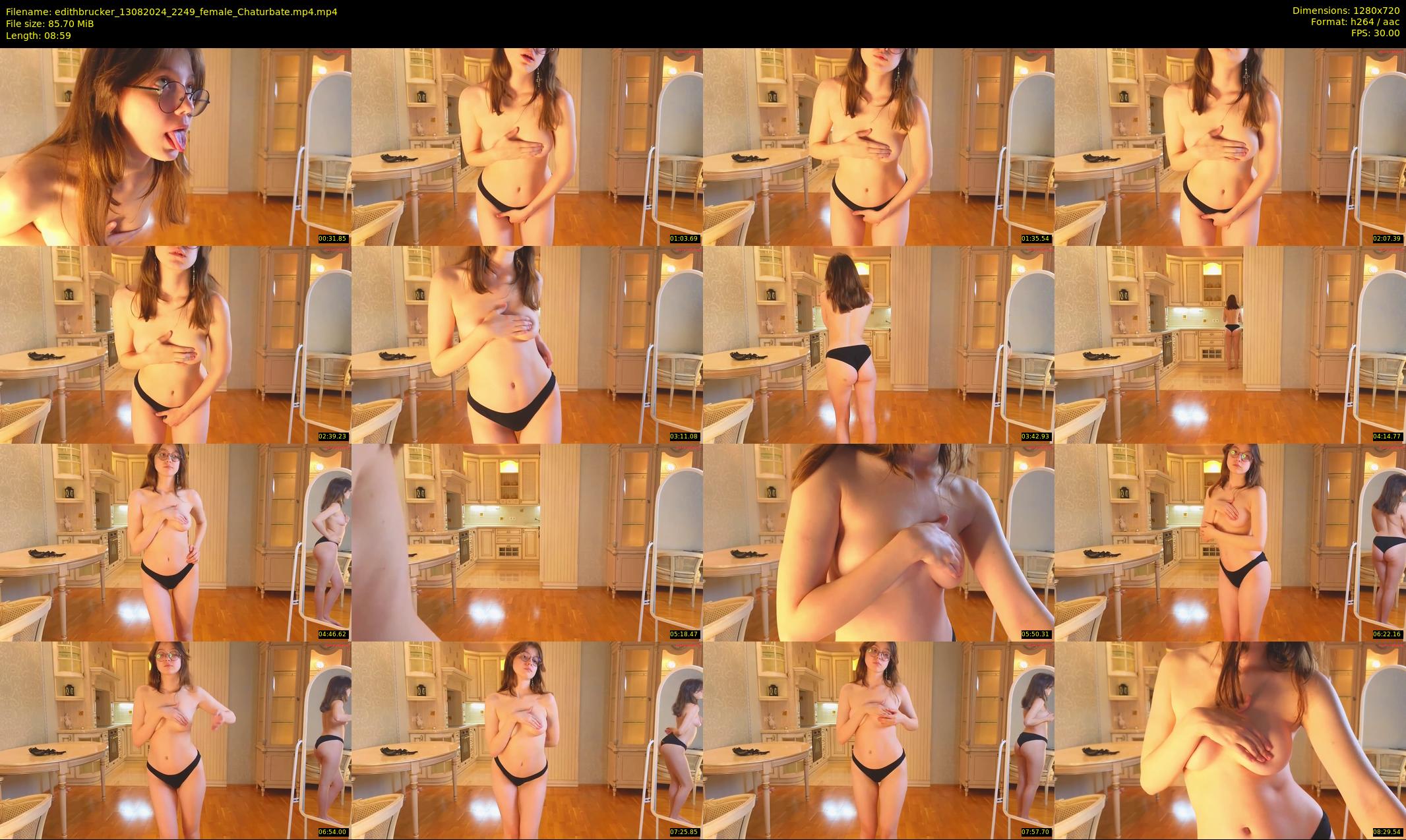 edithbrucker — 9 minute Chaturbate female cam show recording, 720p, Aug 13, 2024