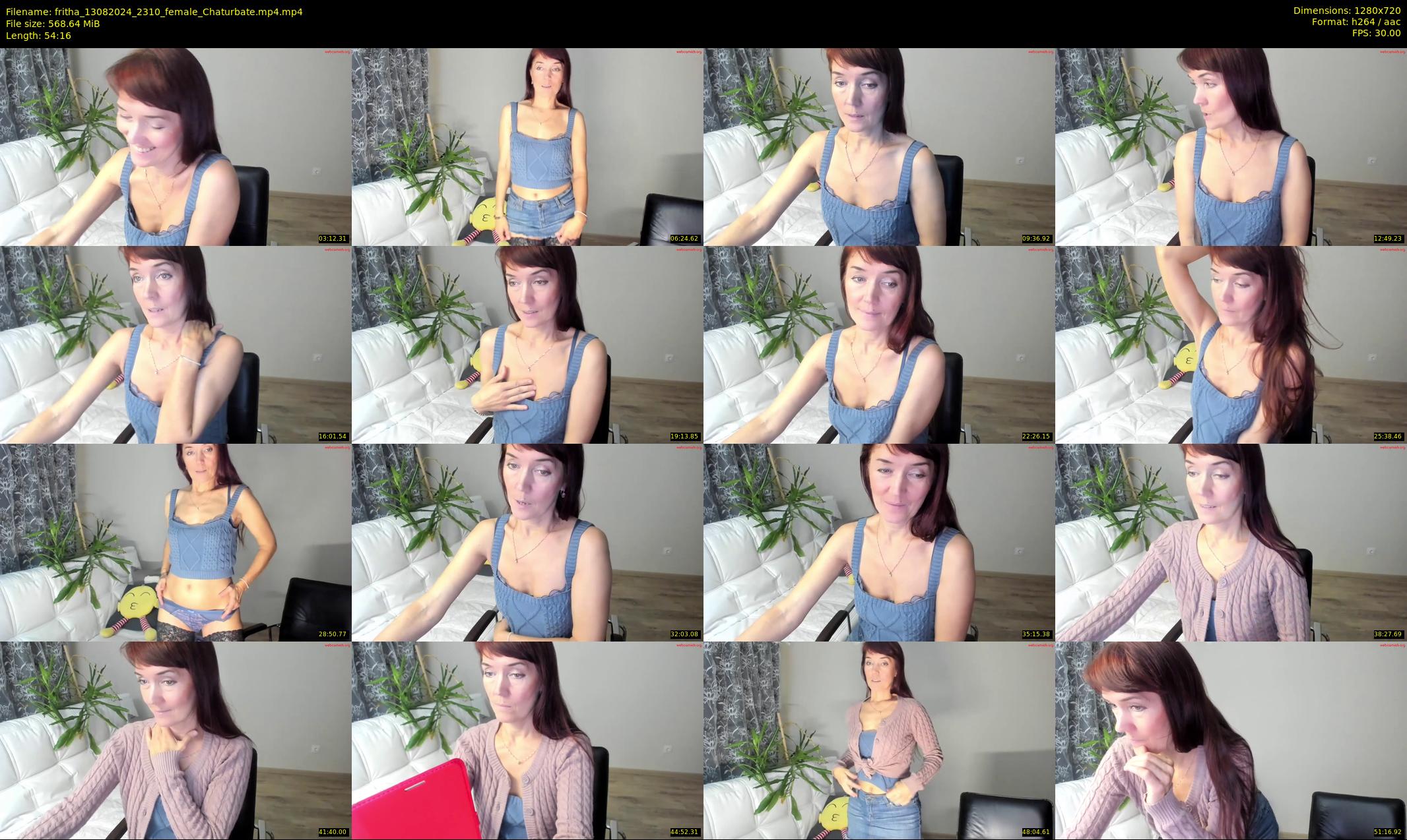 fritha — 55 minute Chaturbate female cam show recording, 720p, Aug 13, 2024