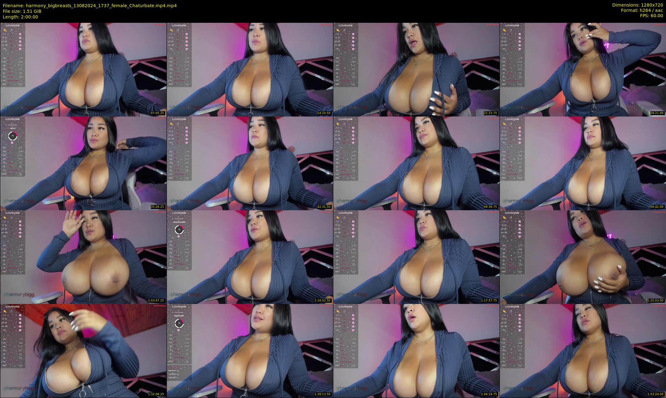 harmony_bigbreasts — 120 minute Chaturbate female cam show recording, 720p, Aug 13, 2024