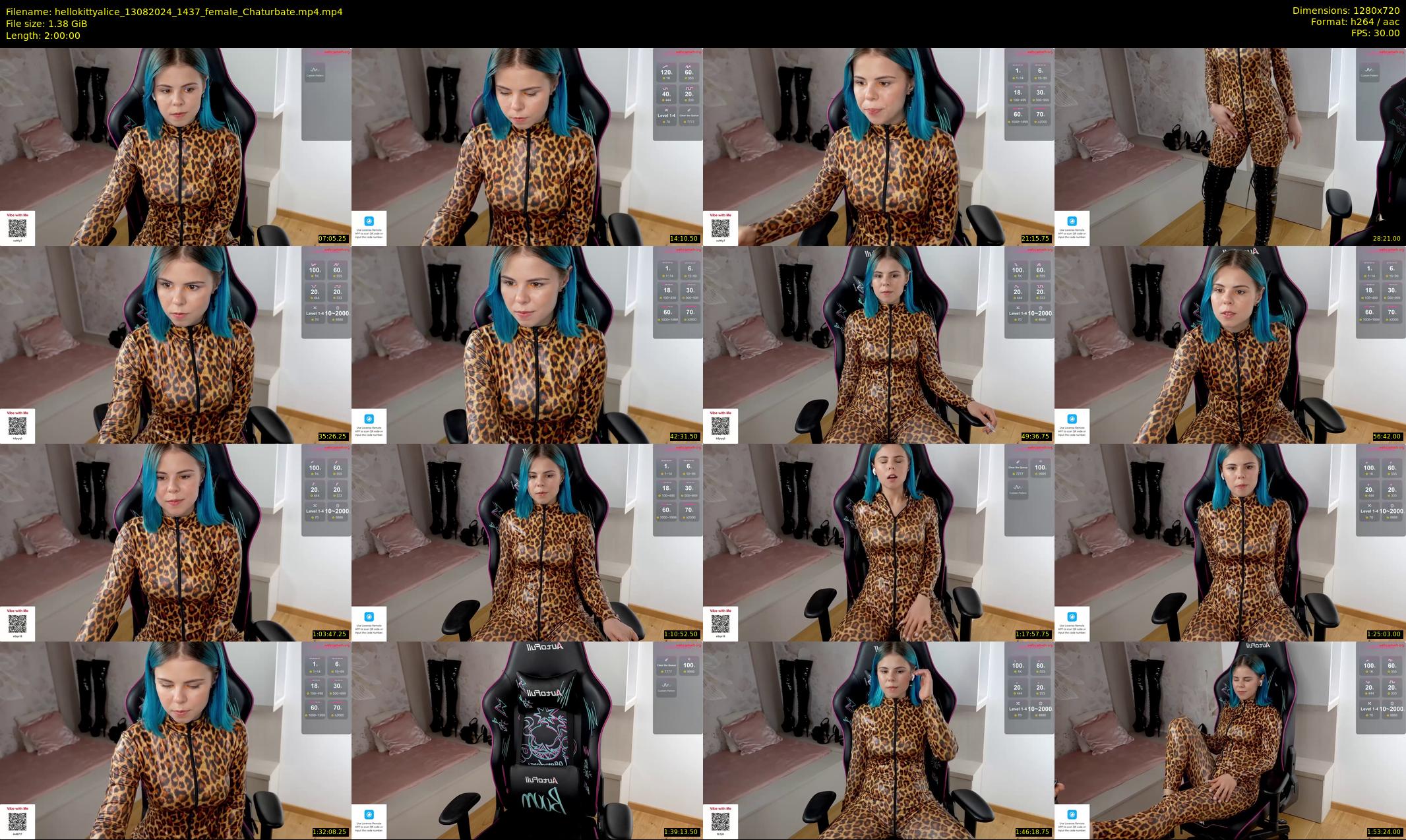 hellokittyalice — 120 minute Chaturbate female cam show recording, 720p, Aug 13, 2024