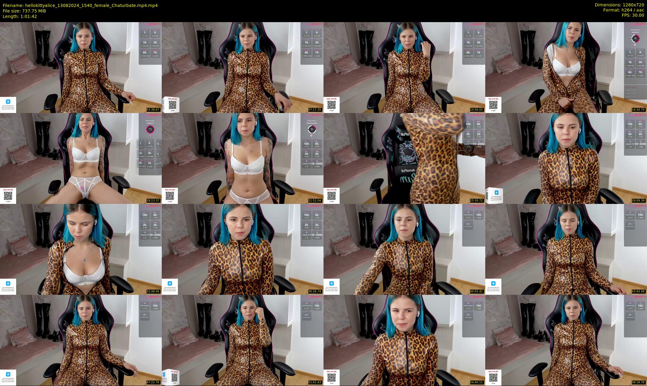 hellokittyalice — 62 minute Chaturbate female cam show recording, 720p, Aug 13, 2024