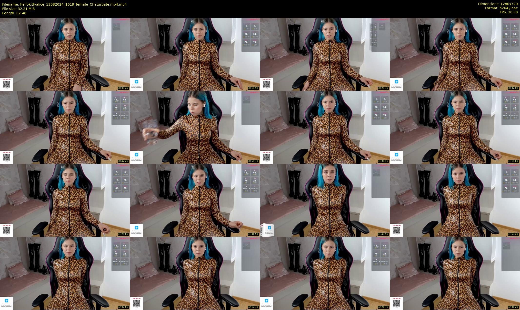 hellokittyalice — 3 minute Chaturbate female cam show recording, 720p, Aug 13, 2024