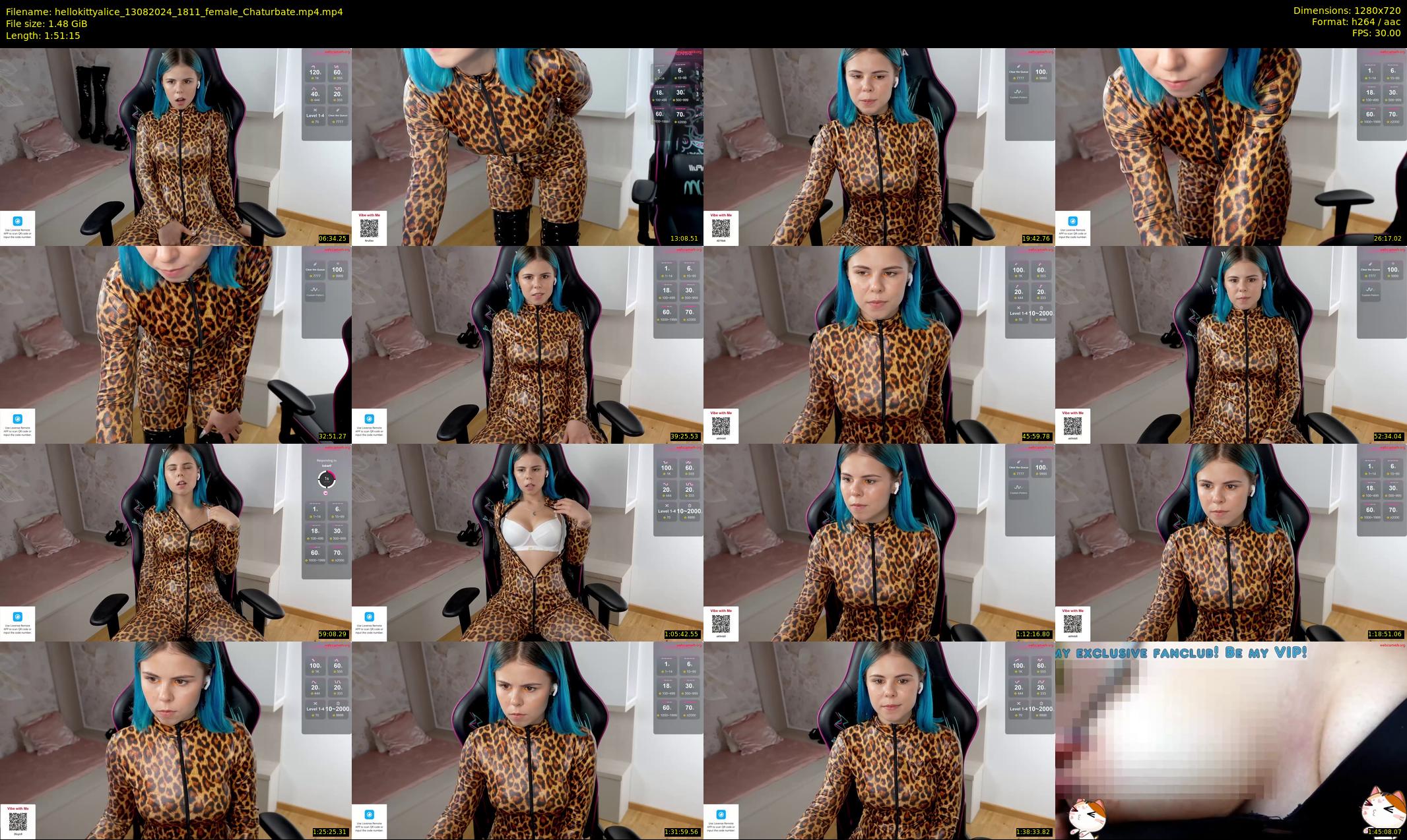 hellokittyalice — 112 minute Chaturbate female cam show recording, 720p, Aug 13, 2024