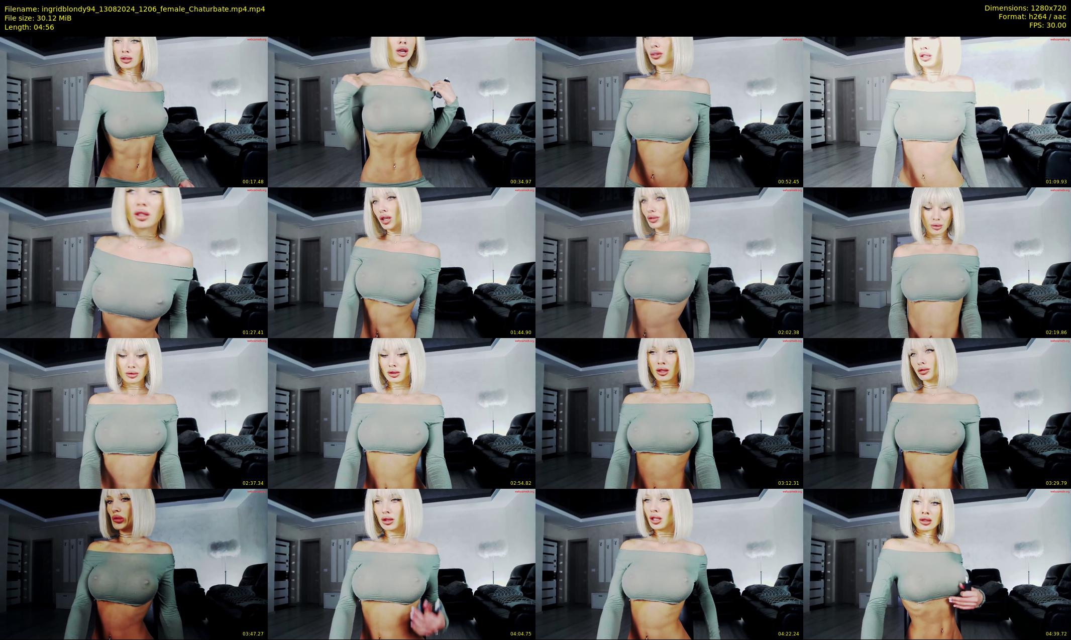 ingridblondy94 — 5 minute Chaturbate female cam show recording, 720p, Aug 13, 2024
