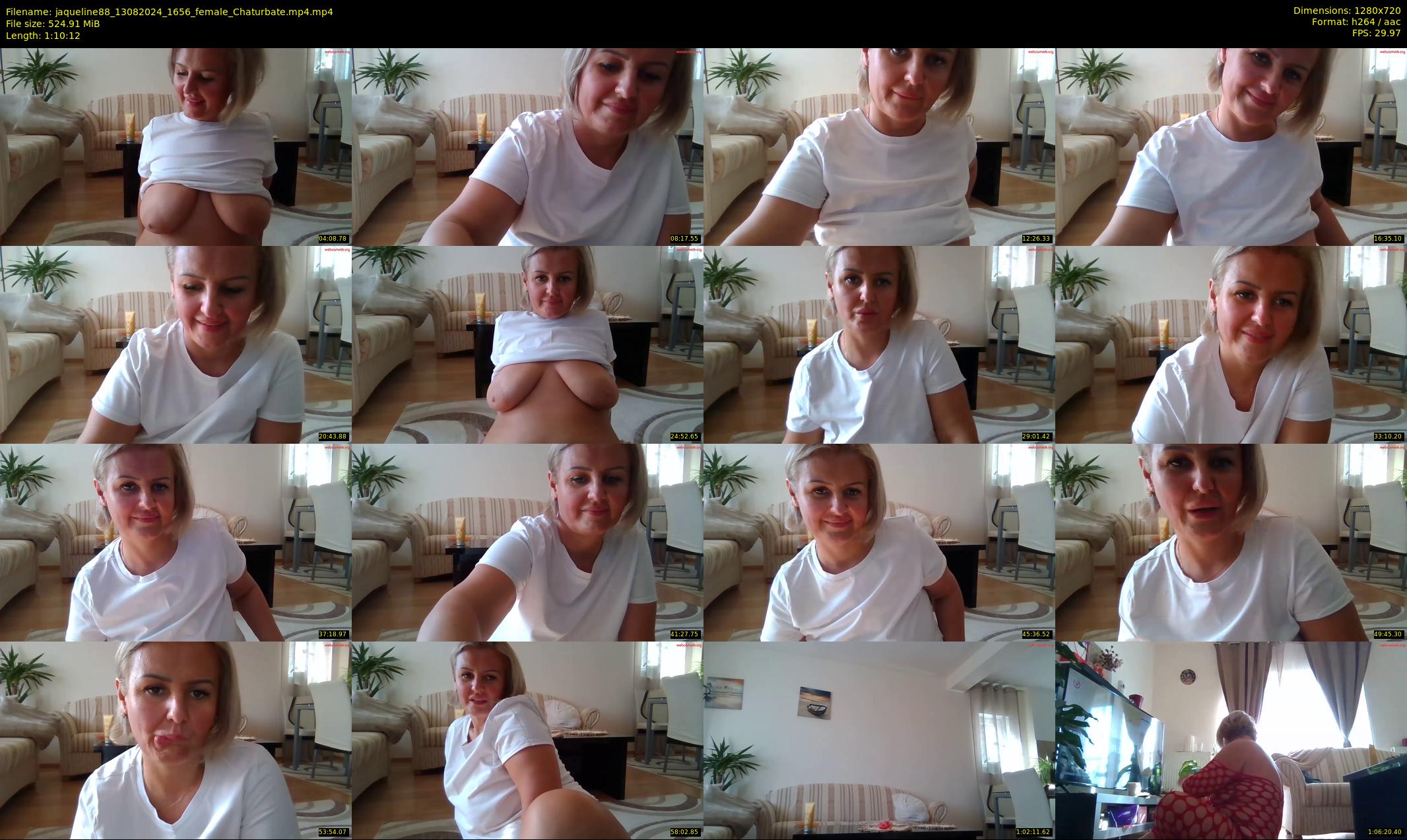 jaqueline88 — 71 minute Chaturbate female cam show recording, 720p, Aug 13, 2024