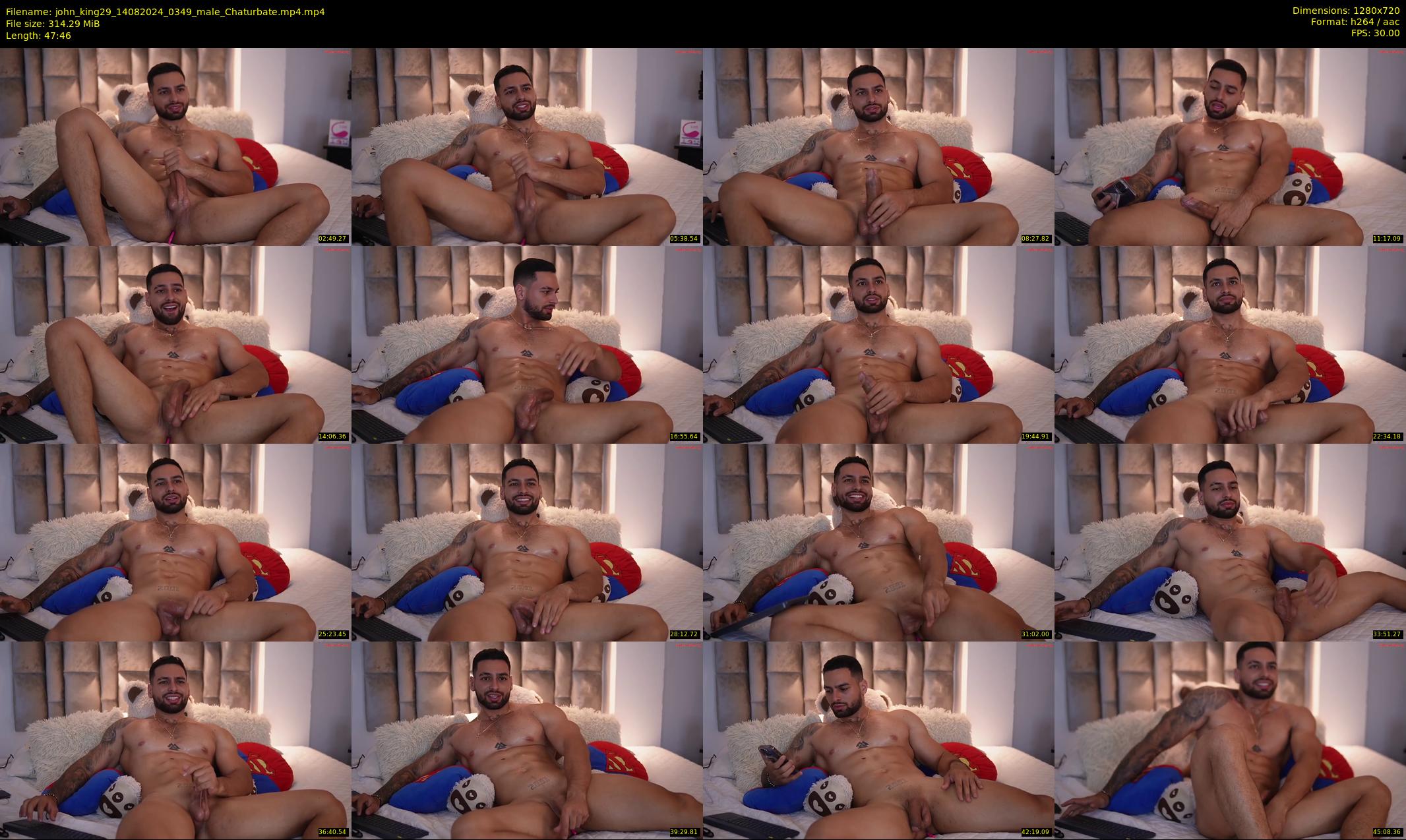 john_king29 — 48 minute Chaturbate male cam show recording, 720p, Aug 14, 2024