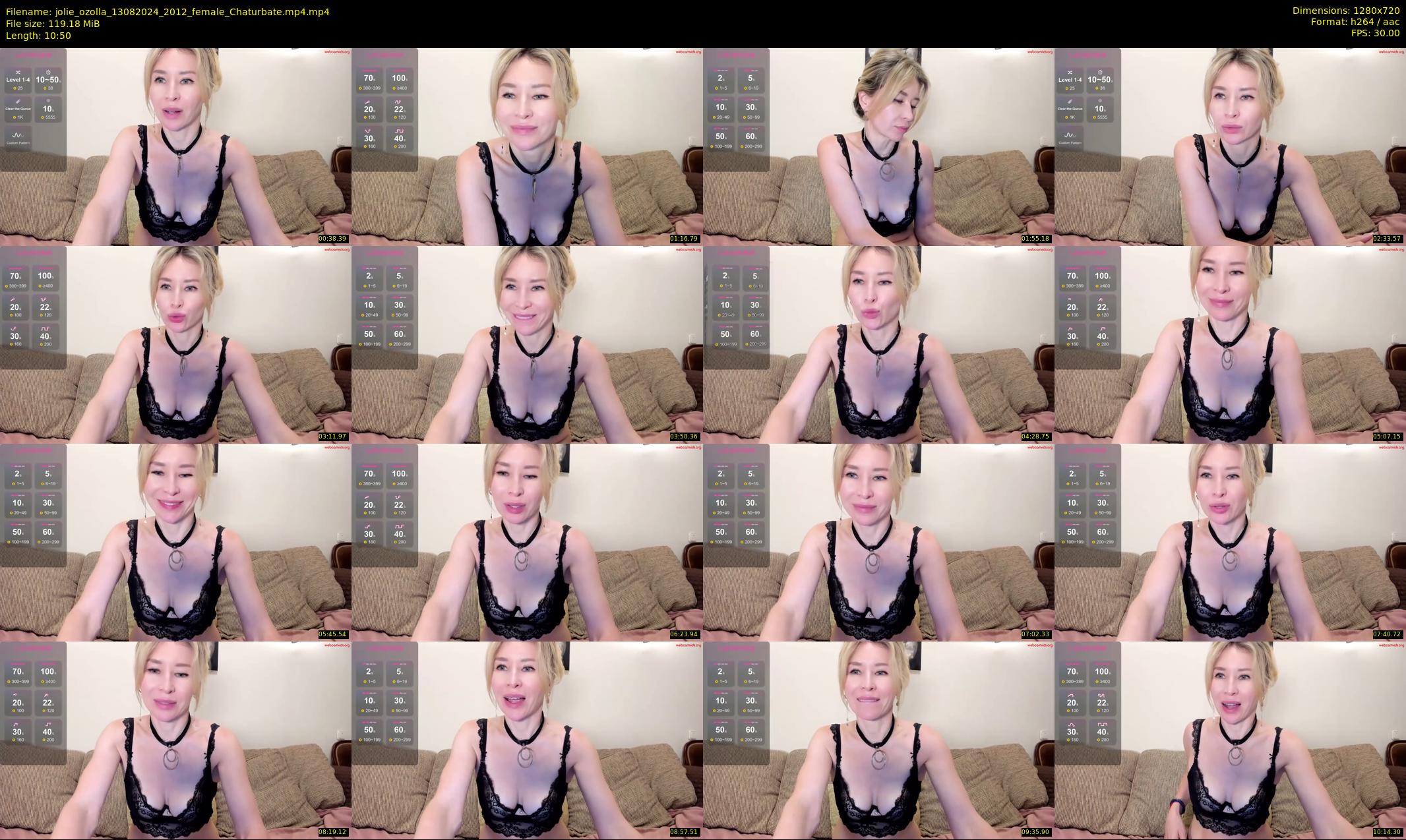 jolie_ozolla — 11 minute Chaturbate female cam show recording, 720p, Aug 13, 2024
