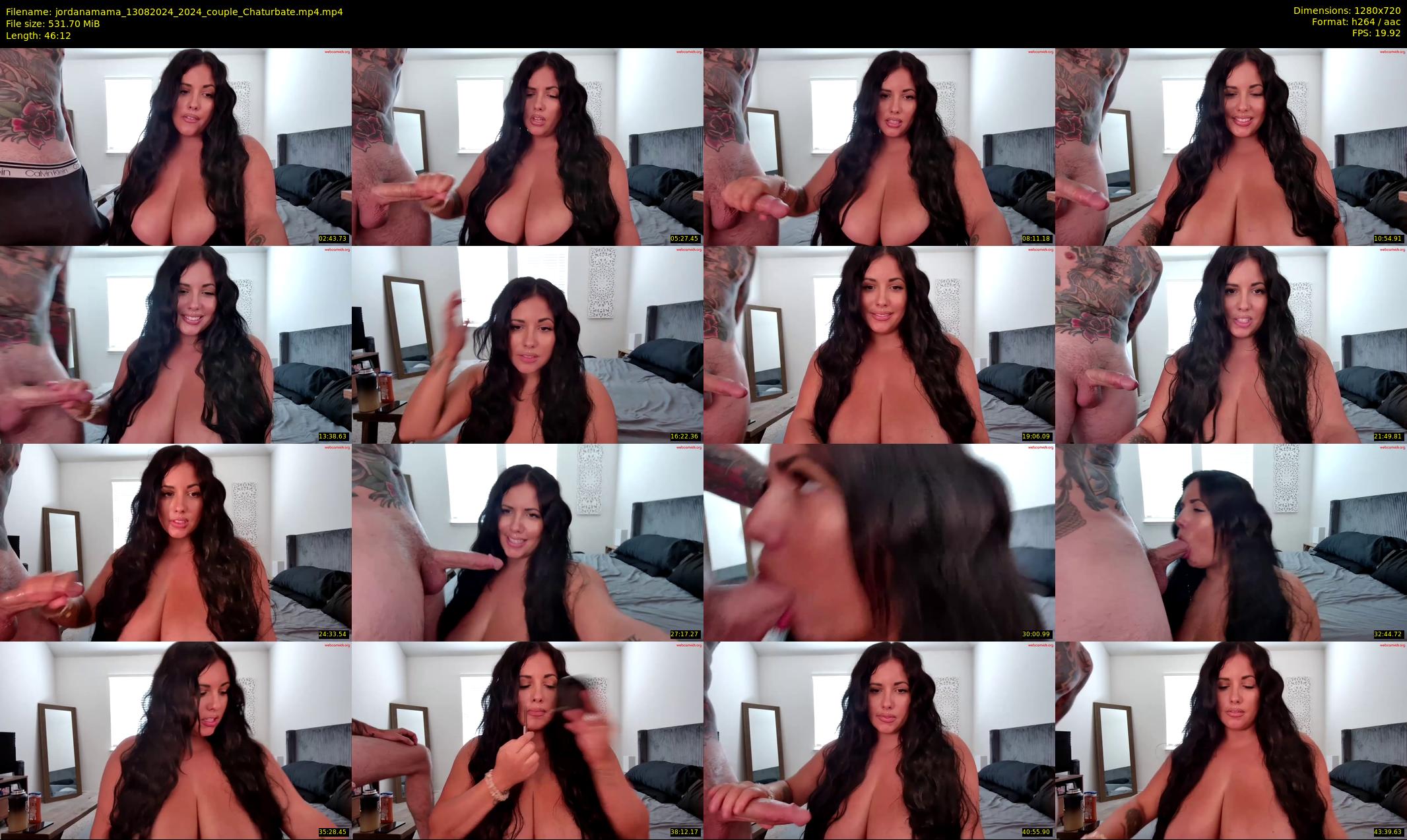 jordanamama — 47 minute Chaturbate couple cam show recording, 720p, Aug 13, 2024