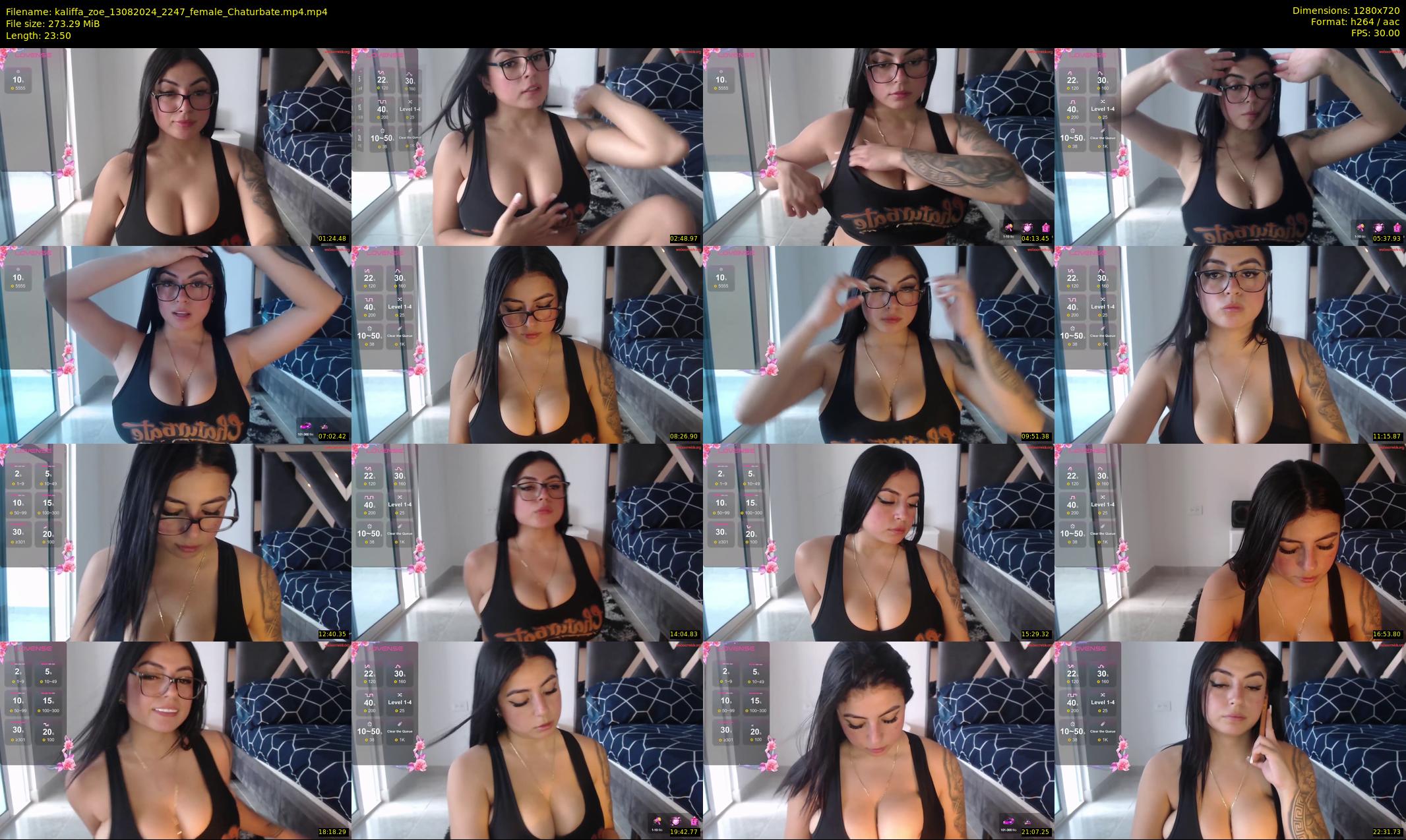 kaliffa_zoe — 24 minute Chaturbate female cam show recording, 720p, Aug 13, 2024