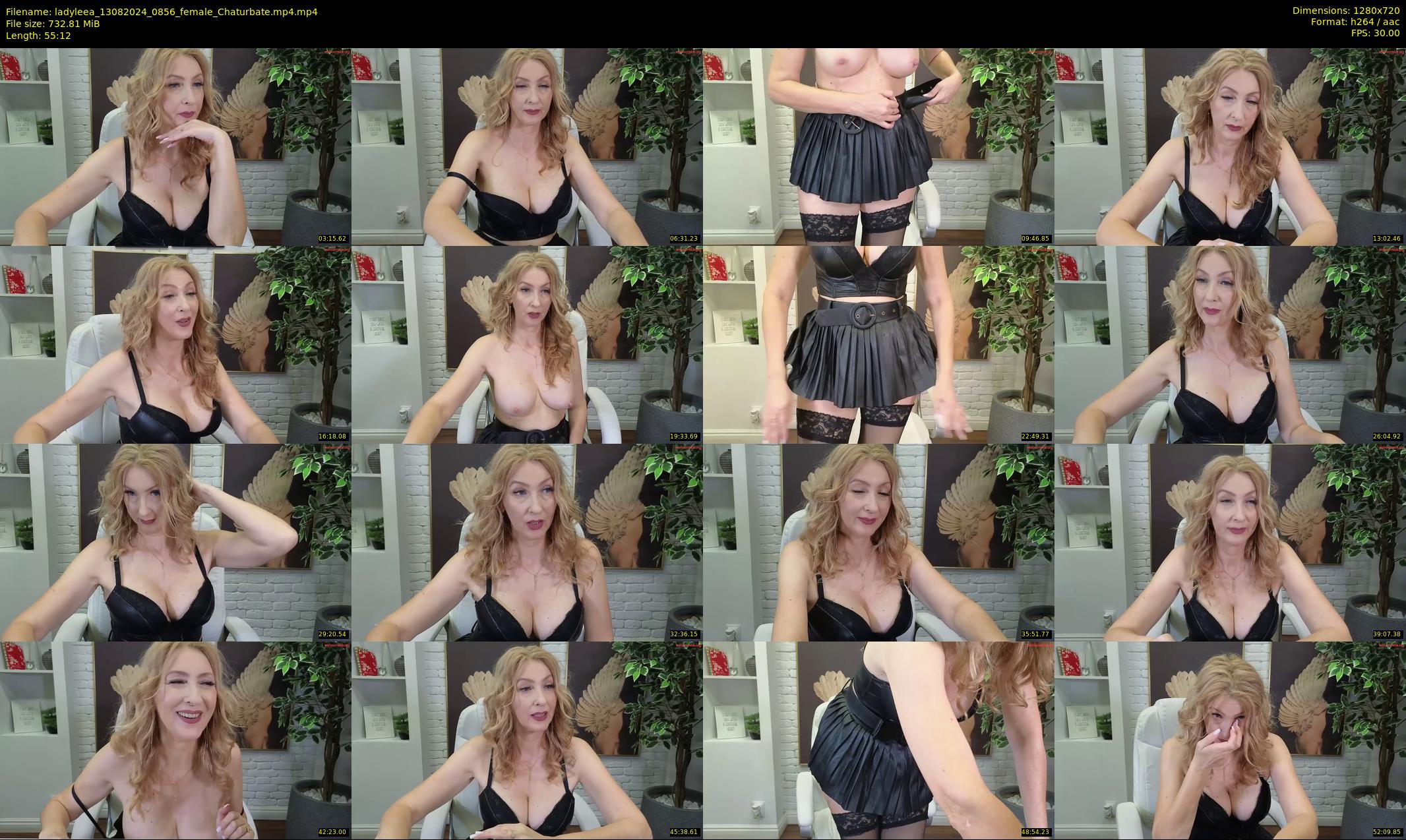 ladyleea — 56 minute Chaturbate female cam show recording, 720p, Aug 13, 2024