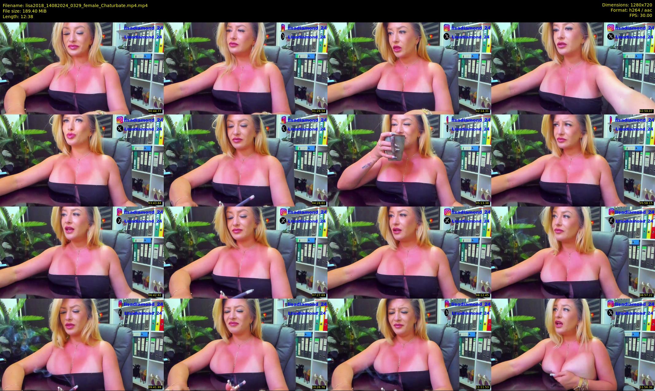 lisa2018 — 13 minute Chaturbate female cam show recording, 720p, Aug 14, 2024