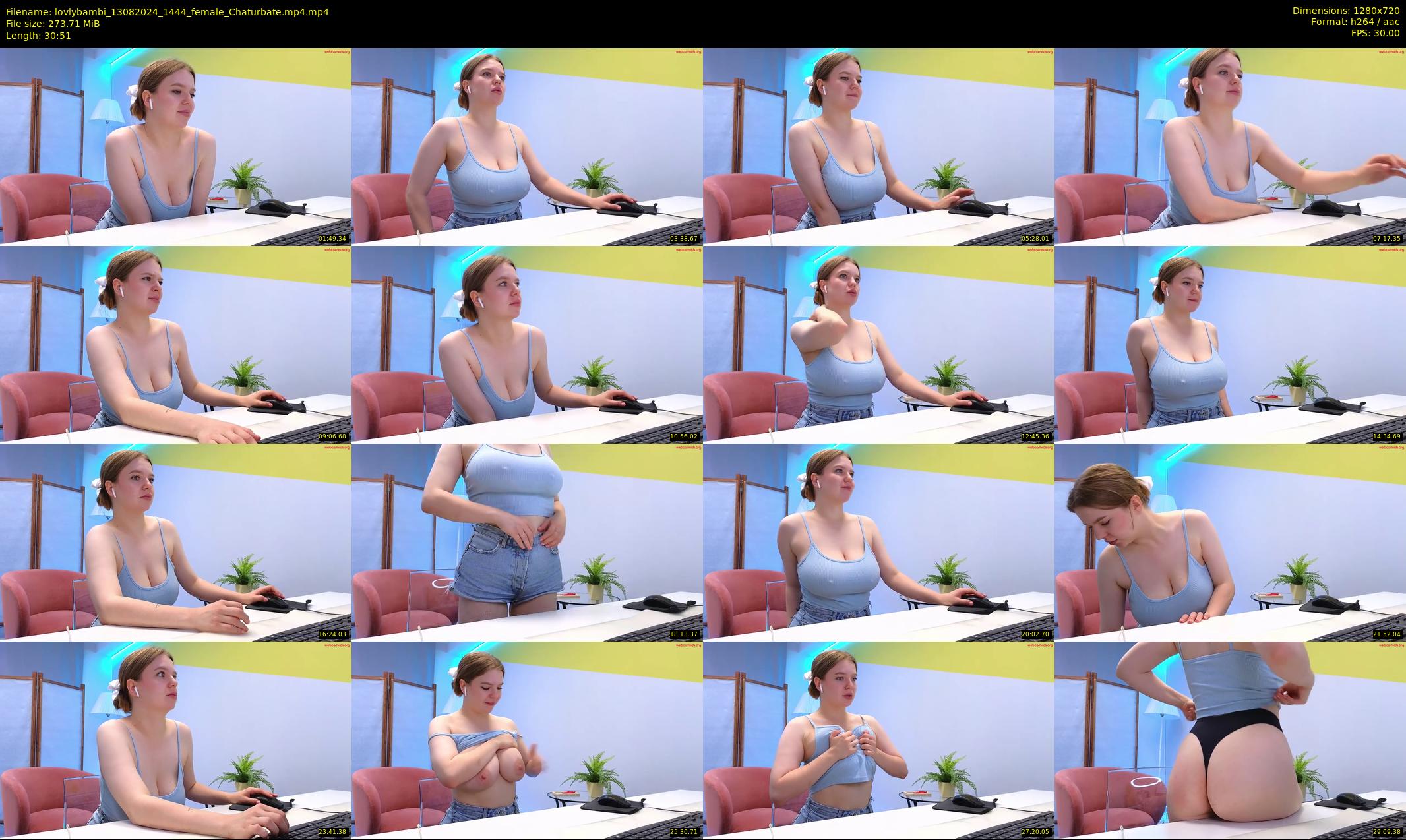 lovlybambi — 31 minute Chaturbate female cam show recording, 720p, Aug 13, 2024