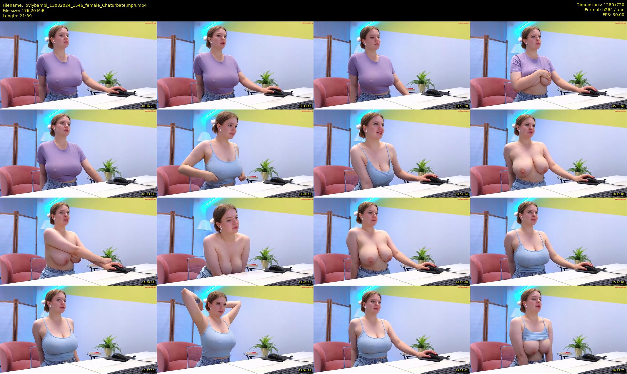 lovlybambi — 22 minute Chaturbate female cam show recording, 720p, Aug 13, 2024